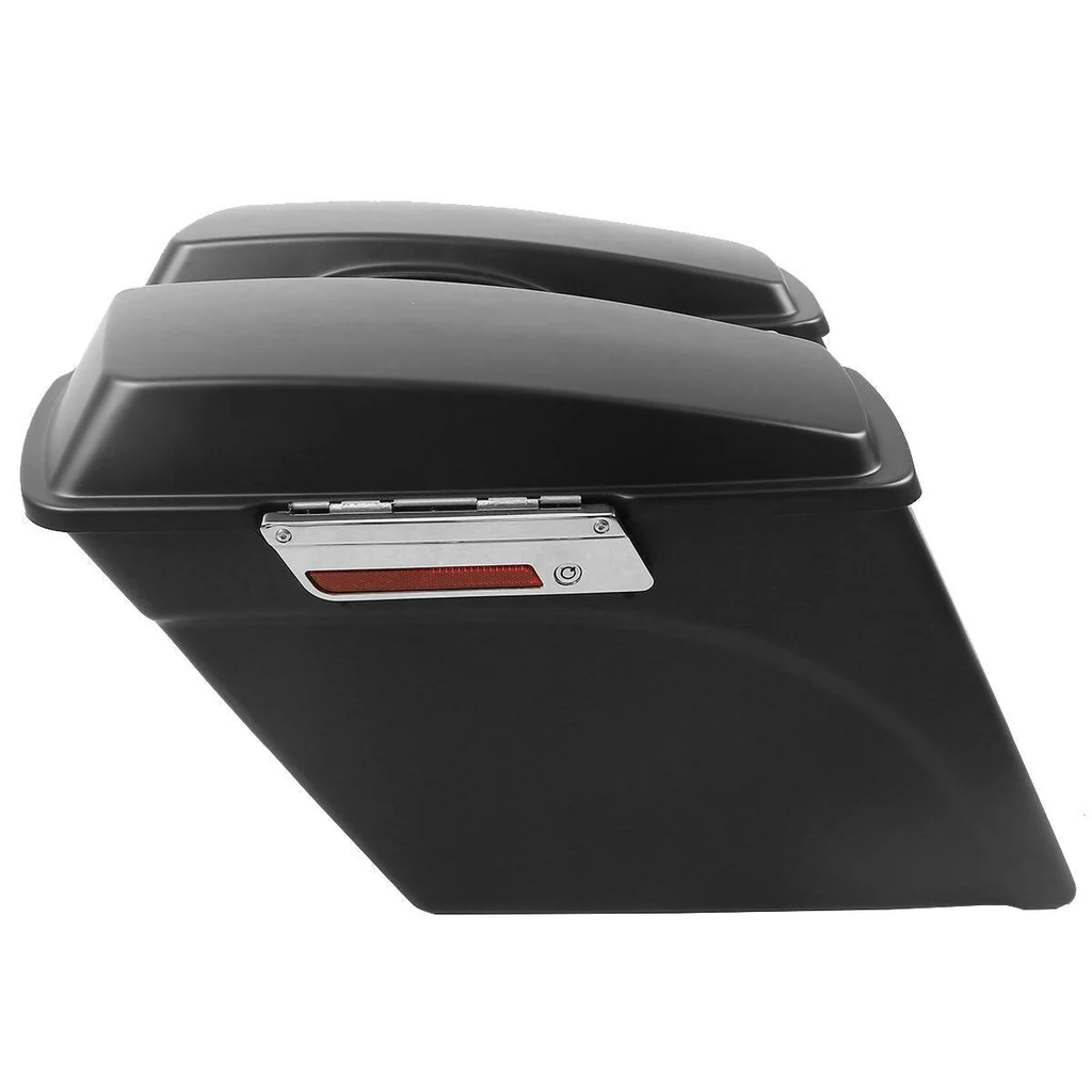 Stretched Hard Saddlebags für Harley-Davidson Touring Modelle 1993–2013 – Verlängerte Hartschalen Seitenkoffer