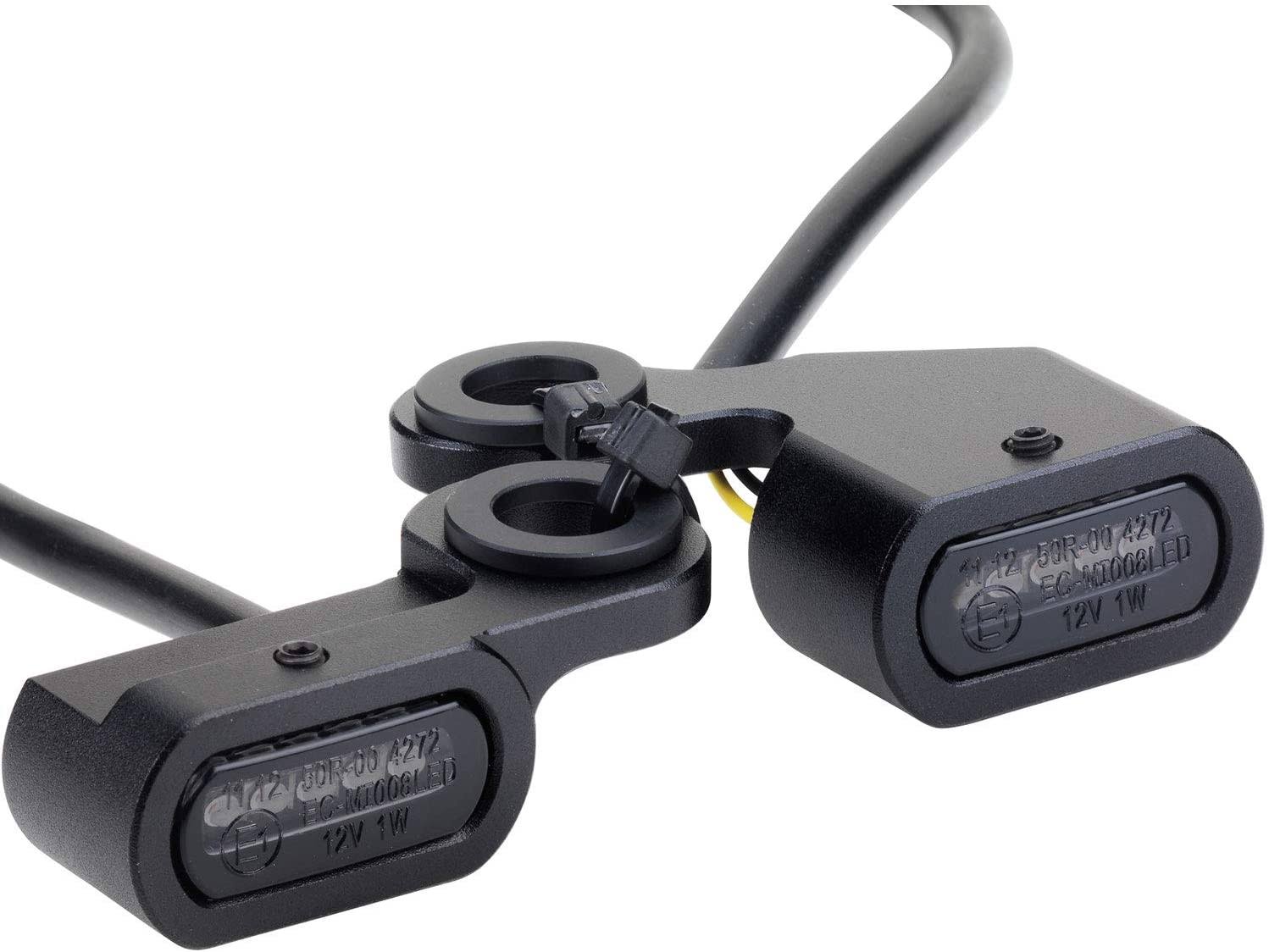 Mini LED Blinker unter der Armatur für Harley davidson Softail 2015-2020 und Touring 2009-2016 schwarz 