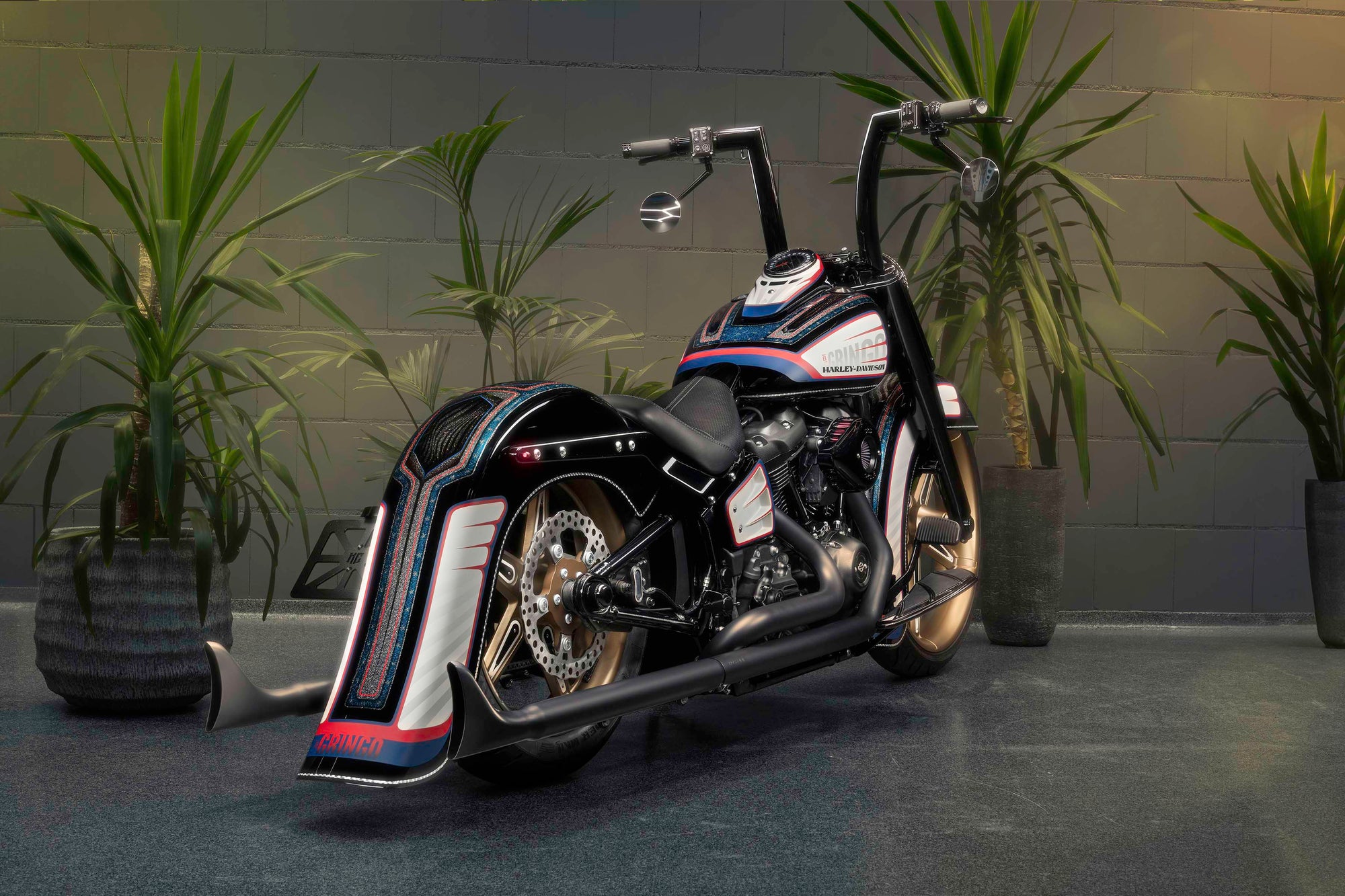 Harley-Davidson Softail 2025 - 2026 Monarch 2" Fat Bars – Lenker für Modelle mit 1-Zoll Risern