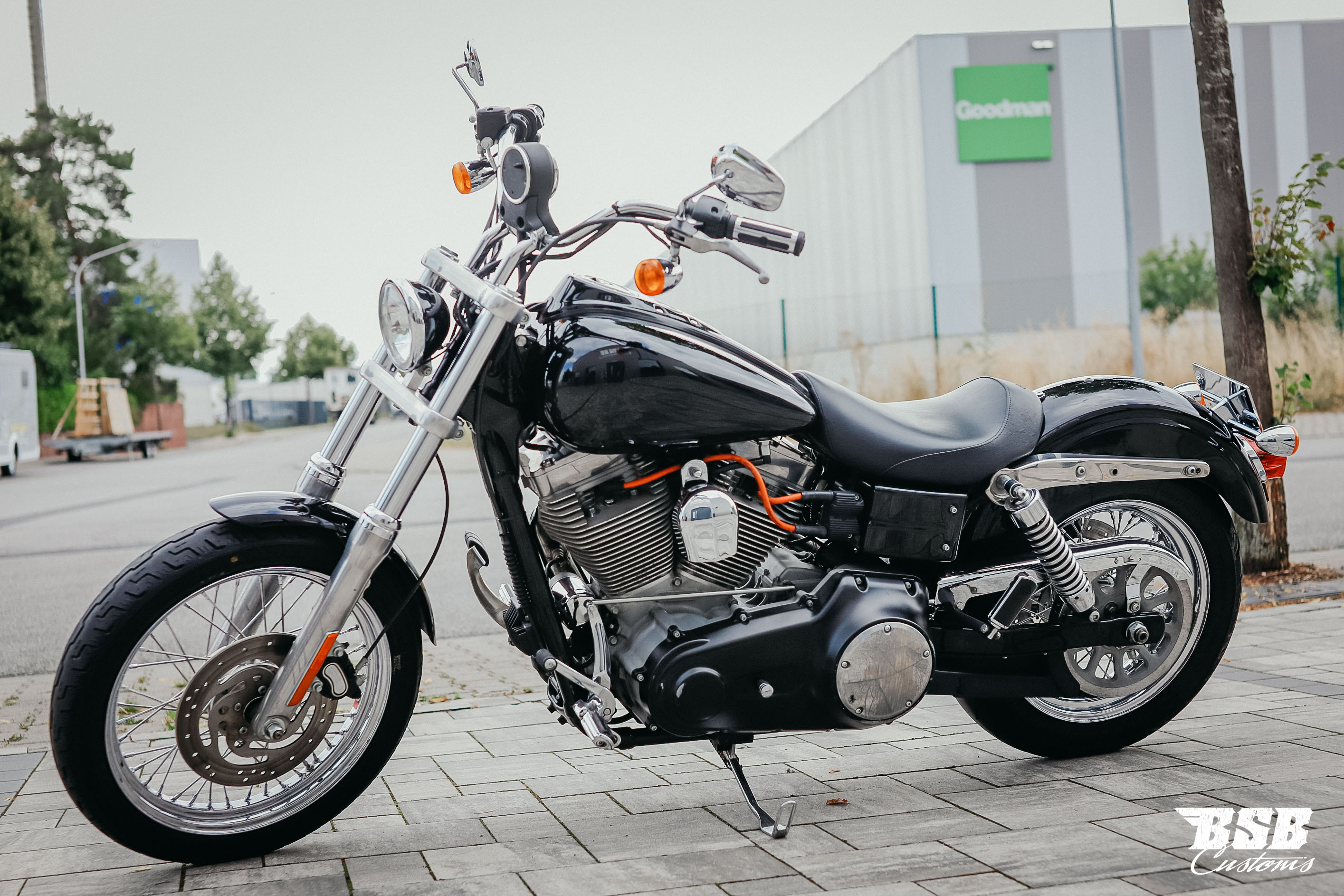 Spiegel Set für Harley Davidson Softail Dyna Sportster CHROME