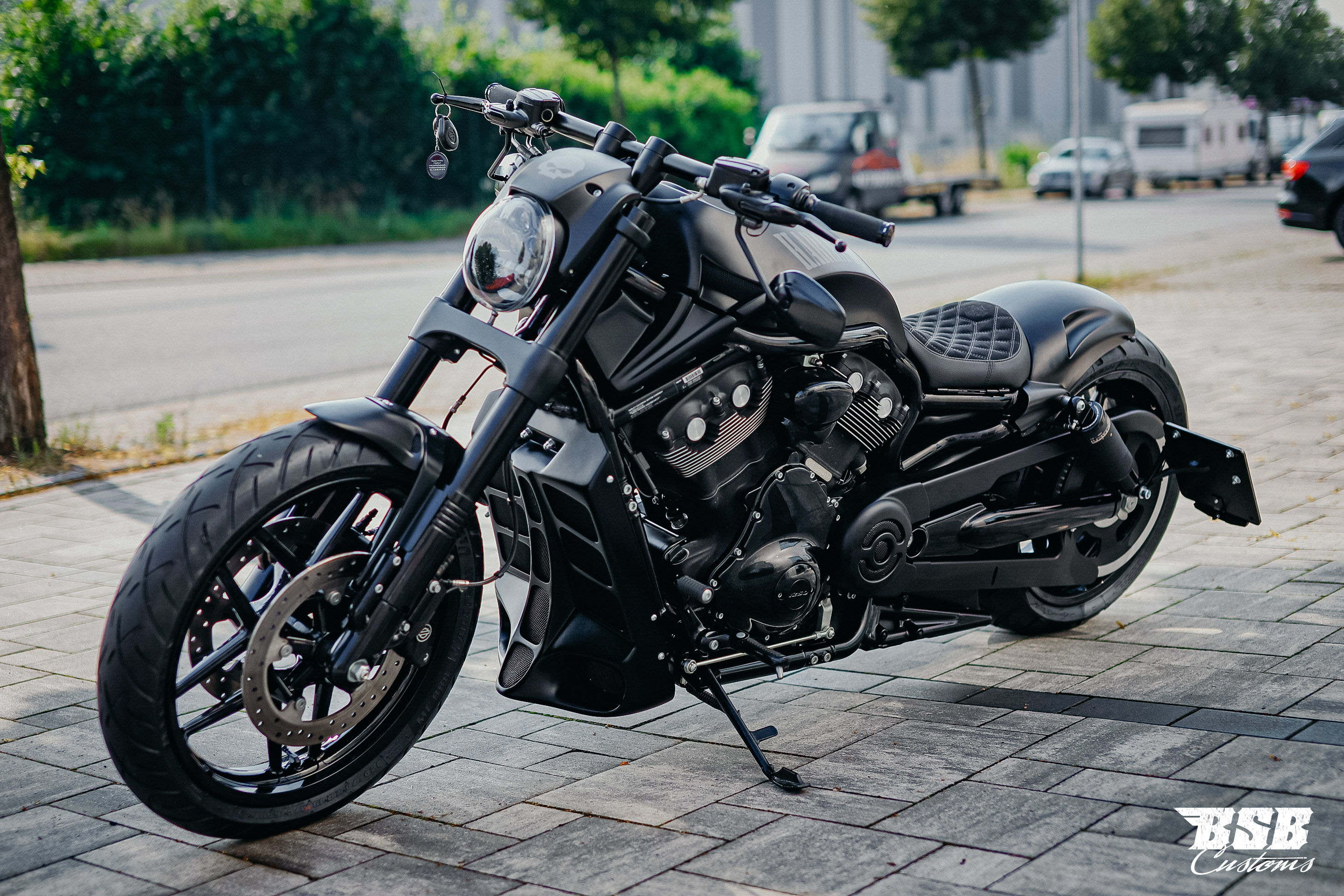 Black LED Scheinwerfer-Kit für V-Rod 'Night Ride' – ECE-Zugelassen Night Rod , Muscle , Night Rod 