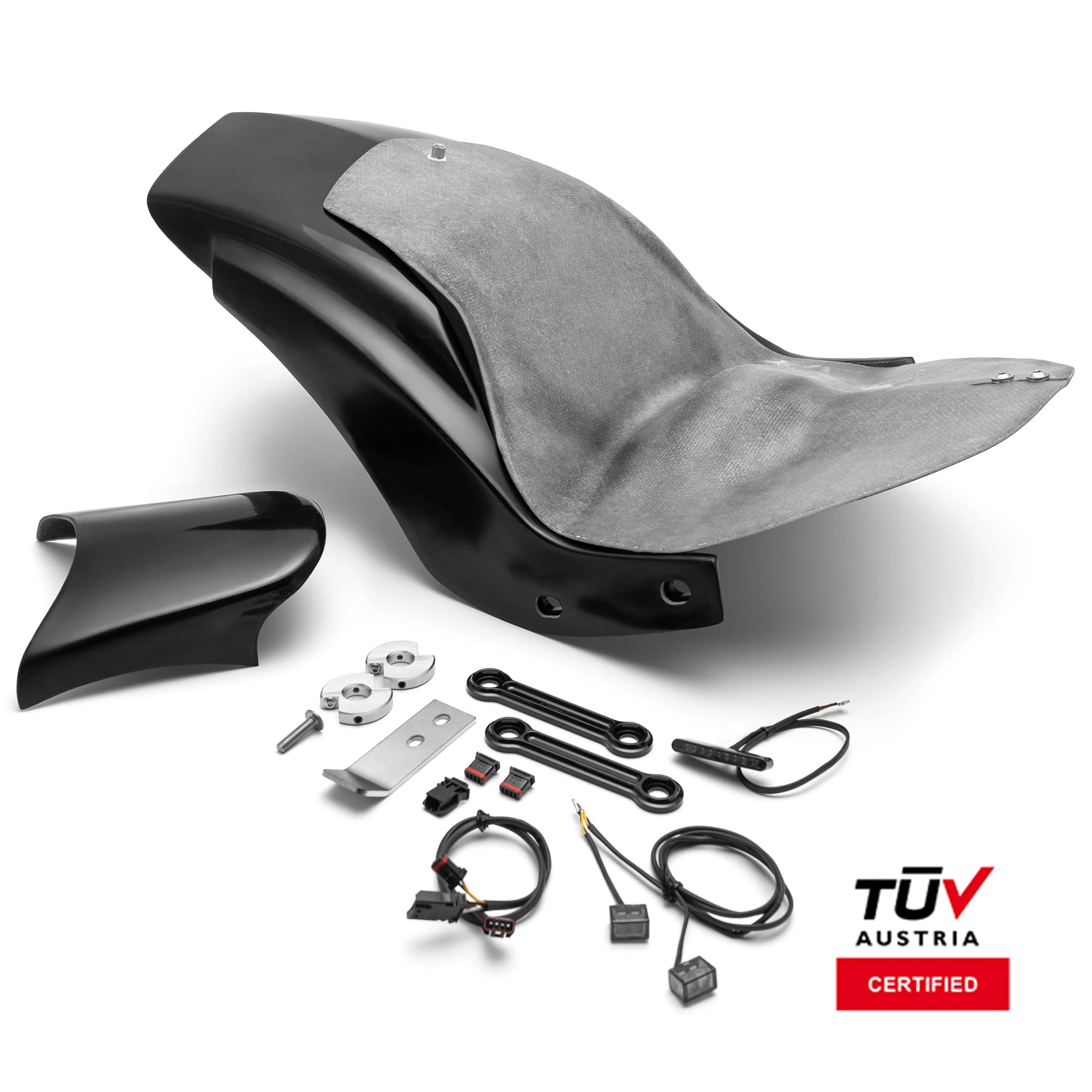 2018-2022 HARLEY-DAVIDSON BREAKOUT, FAT BOY, FXDR HECKFENDER-KIT "AVENGER" mit Support / TÜV GUTACHTEN