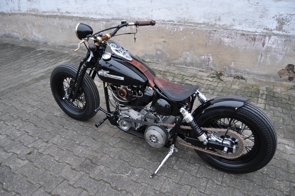 78´FX Shovel mit 113 S&S Motor, BSB Customs Umbau