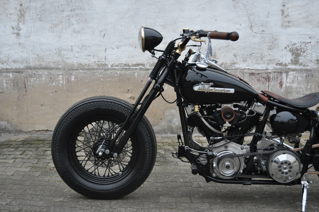 78´FX Shovel mit 113 S&S Motor, BSB Customs Umbau