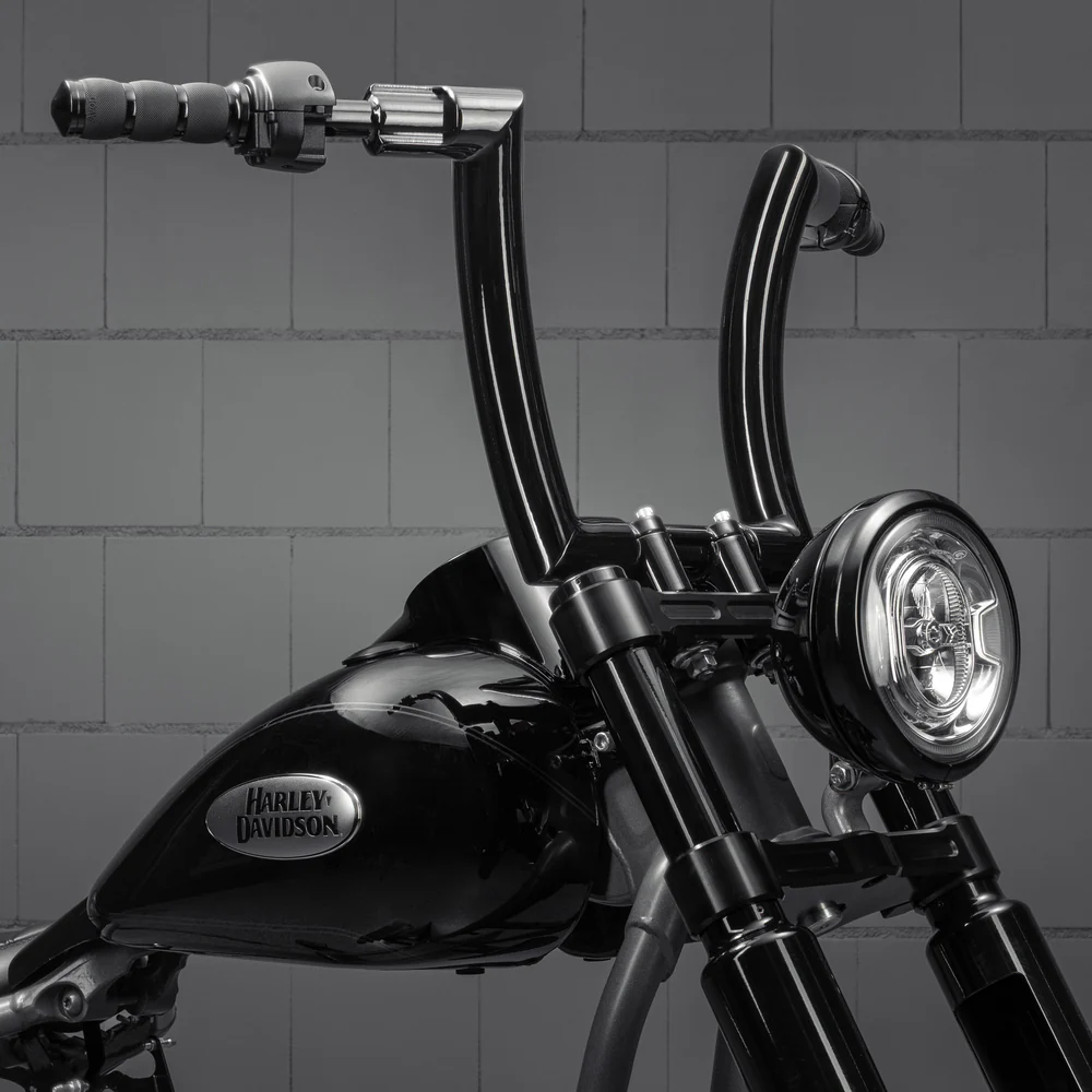 2025 Killer Bull 2" Fat Bars – Für Harley Softail (1,25" Riser) in Chrom & Schwarz