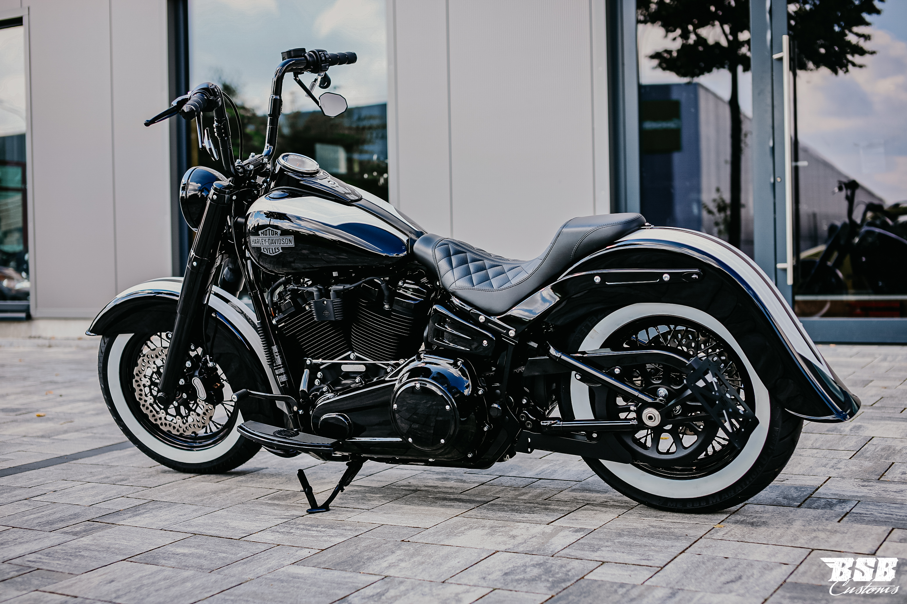 2021 Harley Davidson FLSL SLIM 107 CUI Chicano Umbau mit Jekill & Hyde Anlage ( bereits ab 300 EUR finanzieren*)