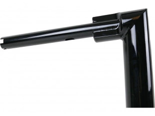 Santee 2" Str8UP Handlebar Tall 380 mm Schwarz Pulverbeschichtet für Harley-Davidson Road Glide – Cable Clutch & Throttle By Wire (Switch Housing Sensor)