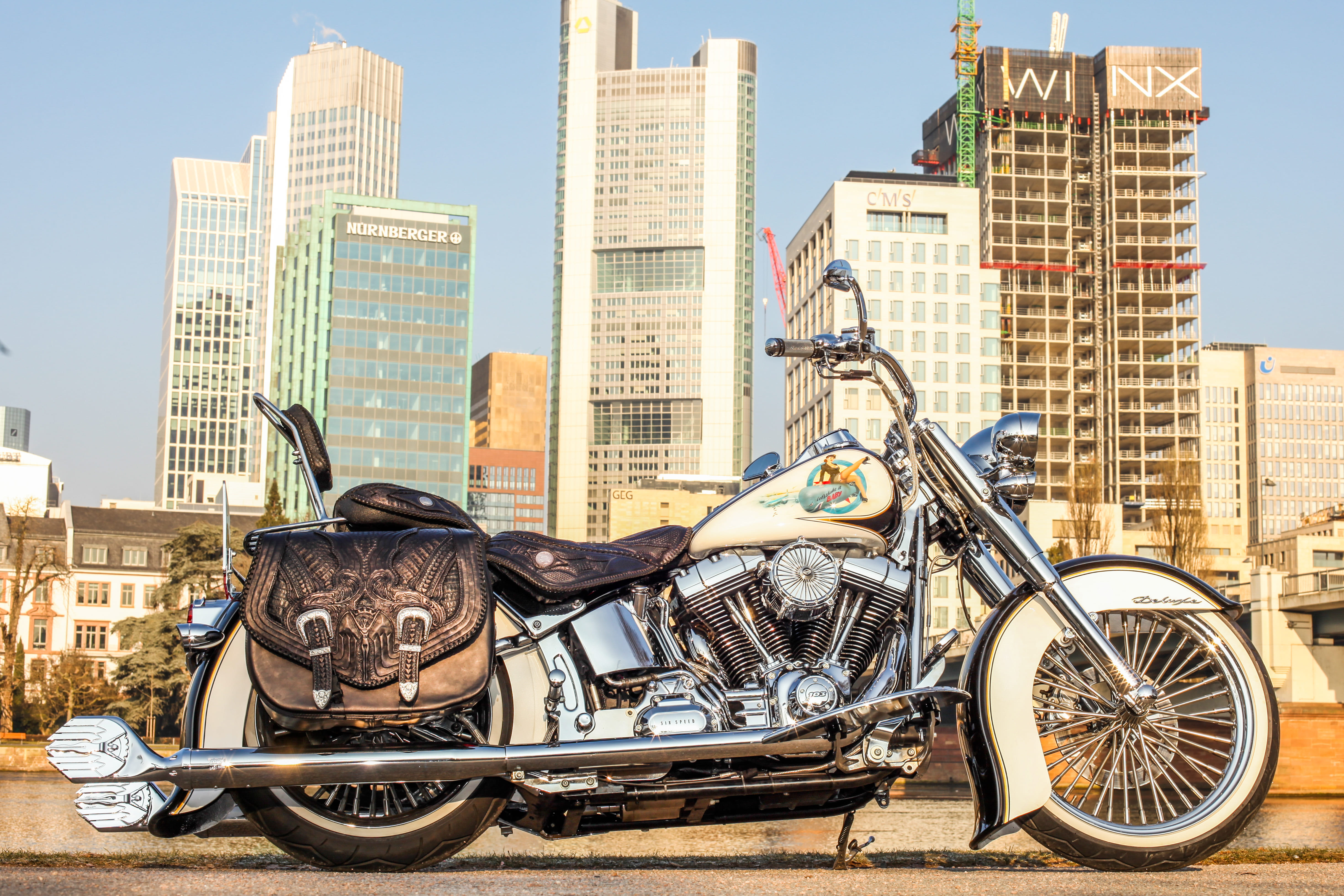 2015 FLSTN Softail Deluxe Mexican Chicano Style Umbau by BSB Customs  ab 480 EUR finanzieren*