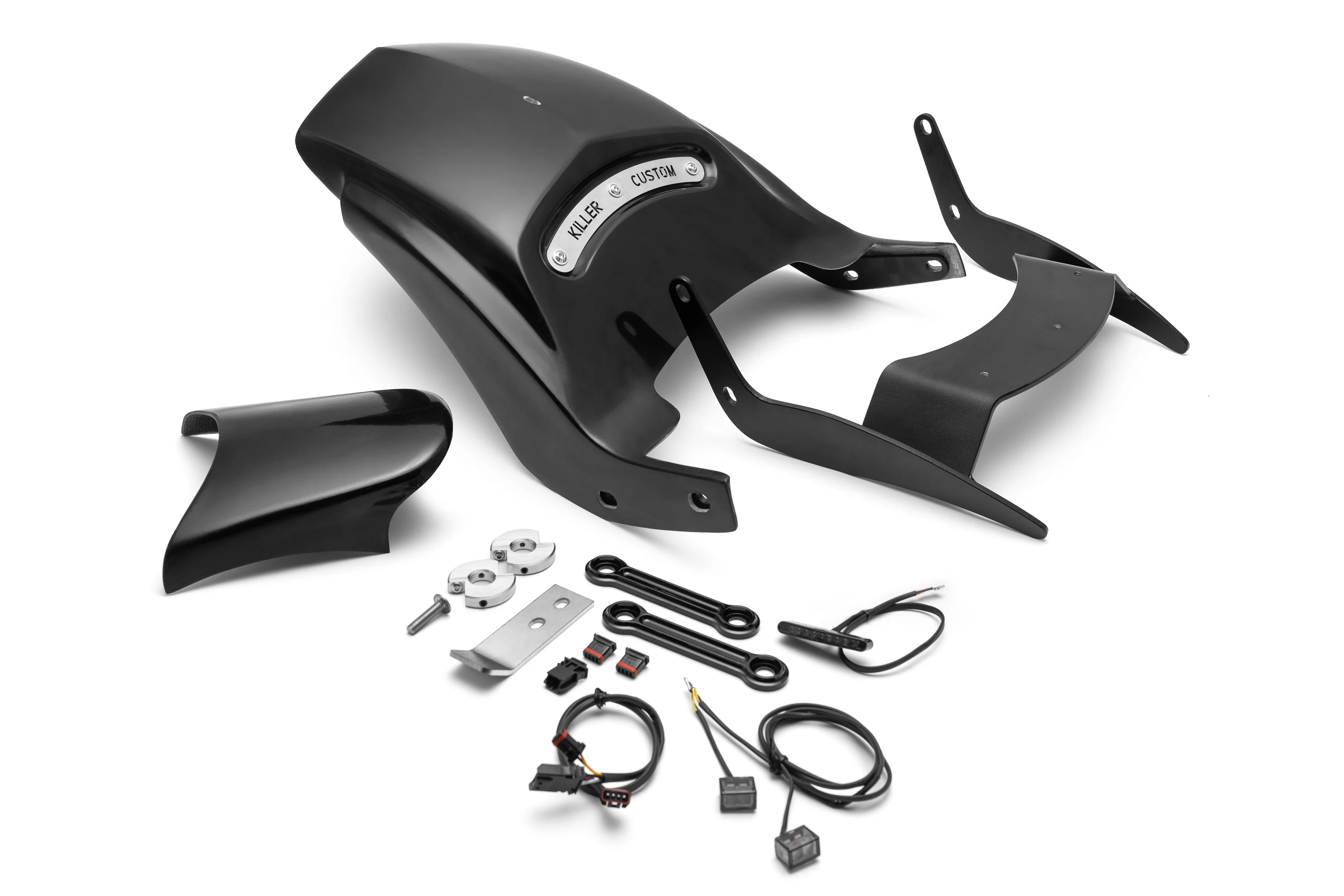 2018-2022 HARLEY-DAVIDSON BREAKOUT, FAT BOY, FXDR HECKFENDER-KIT "AVENGER" mit Support / TÜV GUTACHTEN