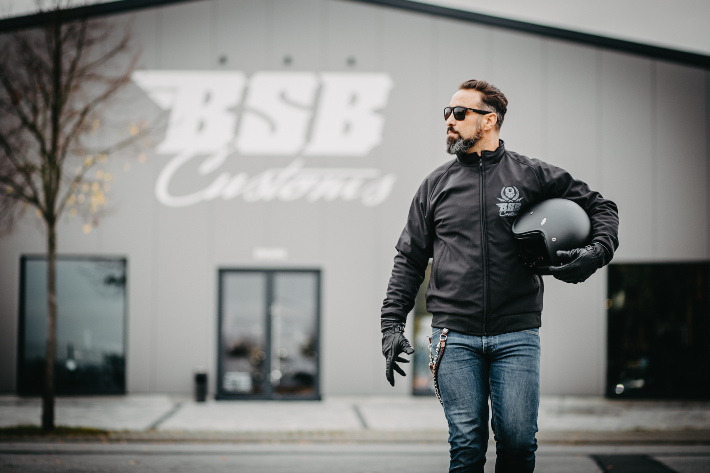 BSB Customs DuPont™ Kevlar® Softshell-Jacke ohne Kaputze