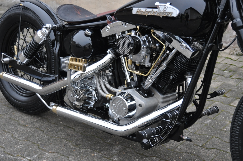 78´FX Shovel mit 113 S&S Motor, BSB Customs Umbau