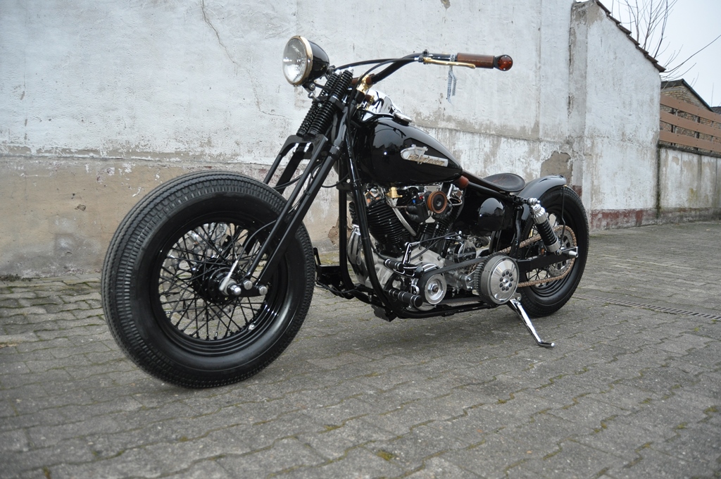 78´FX Shovel mit 113 S&S Motor, BSB Customs Umbau