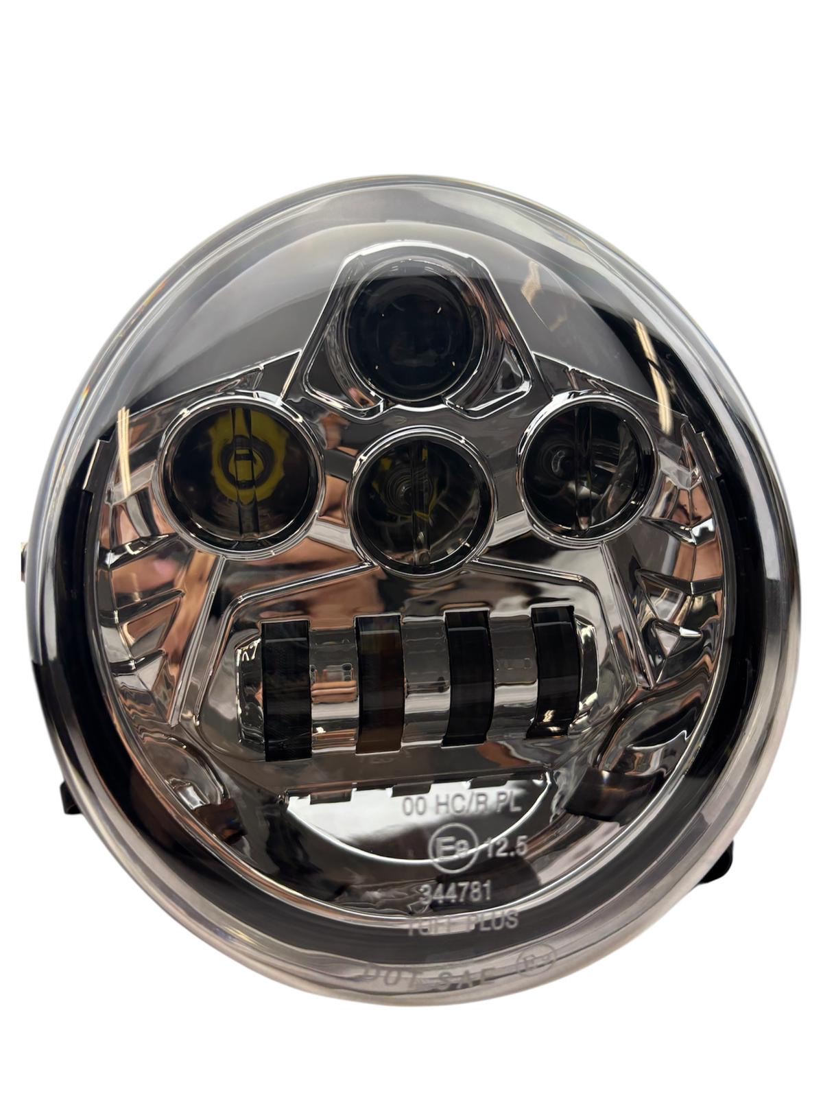 LED Scheinwerfer Chrom für Harley-Davidson V-Rod