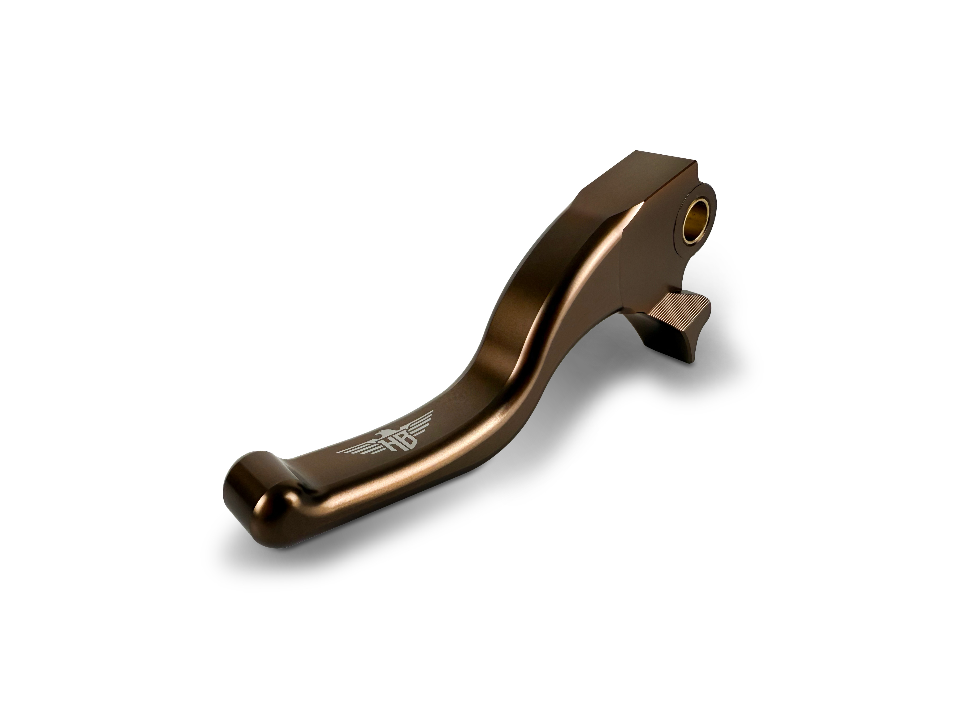 HeinzBikes® PERFORMANCE 3-Finger Brems- & Kupplungshebel Bronze – für Harley-Davidson® Dyna 1996–2017  
