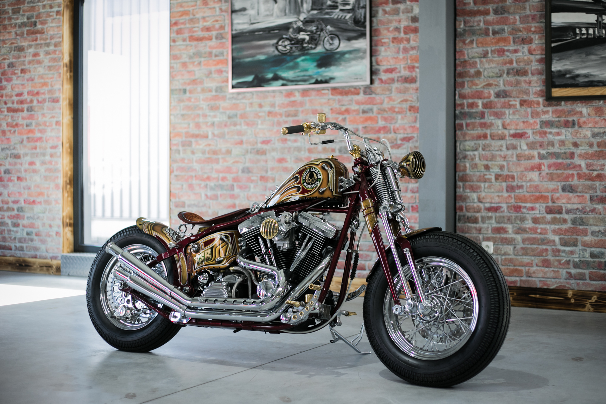 VERKAUFT !!!1995 FXST Bobber Umbau Exclusiv HANDMADE BSB CUSTOMS 24 Monate Garantie