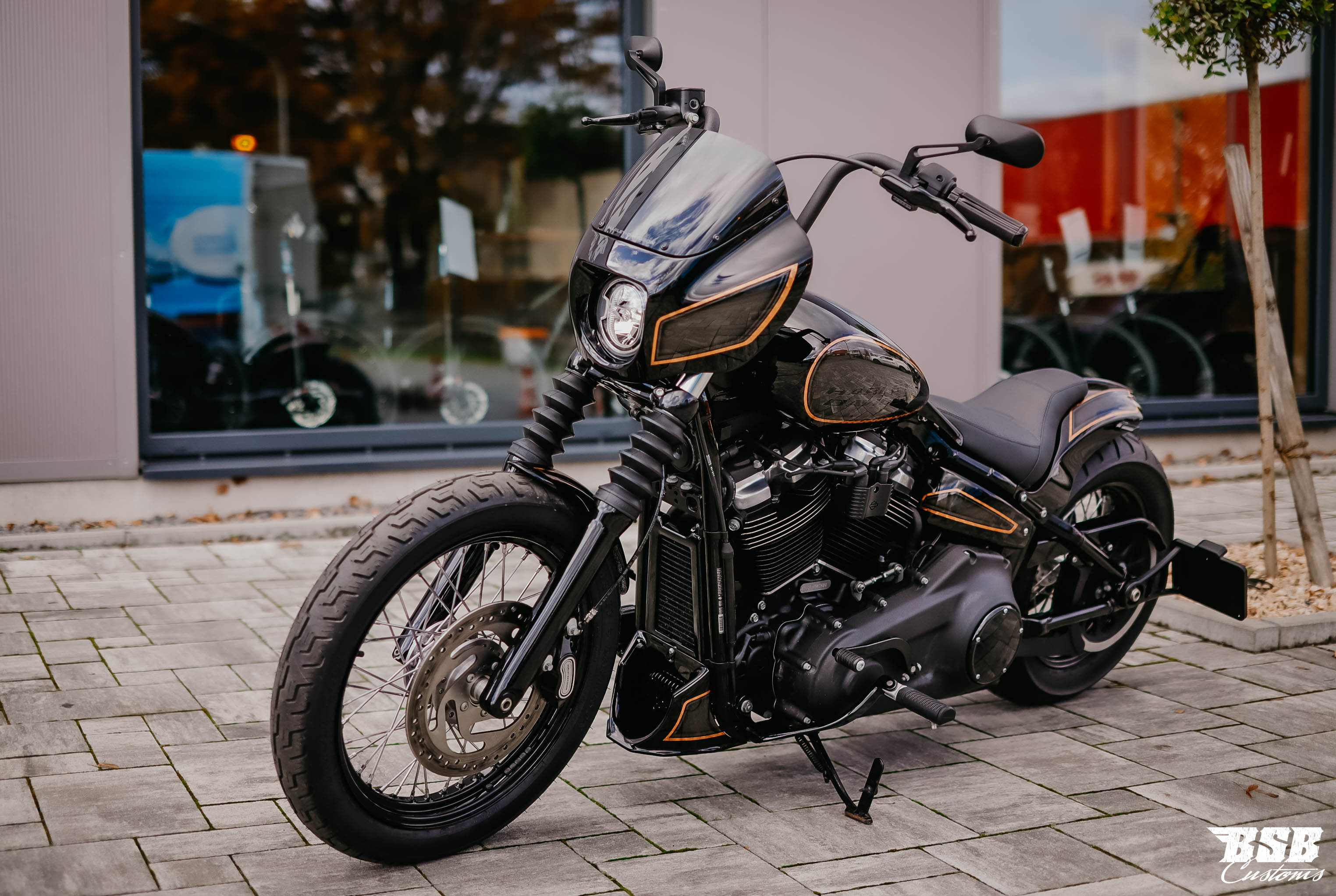 HARLEY-DAVIDSON M8 SOFTAIL HECKFENDER "BOBBSTR" 2018-2022 FÜR 150-170 BREITREIFEN mit Gutachten !!!