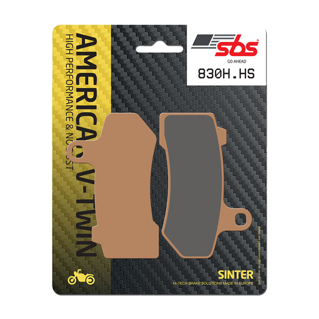 SBS Street Excel Sinter Bremsbeläge vorne für Harley-Davidson FLT/Touring 2008–2025, V-Rod 2006–2017, Trike 2009–2025, Nightster 2022–2025