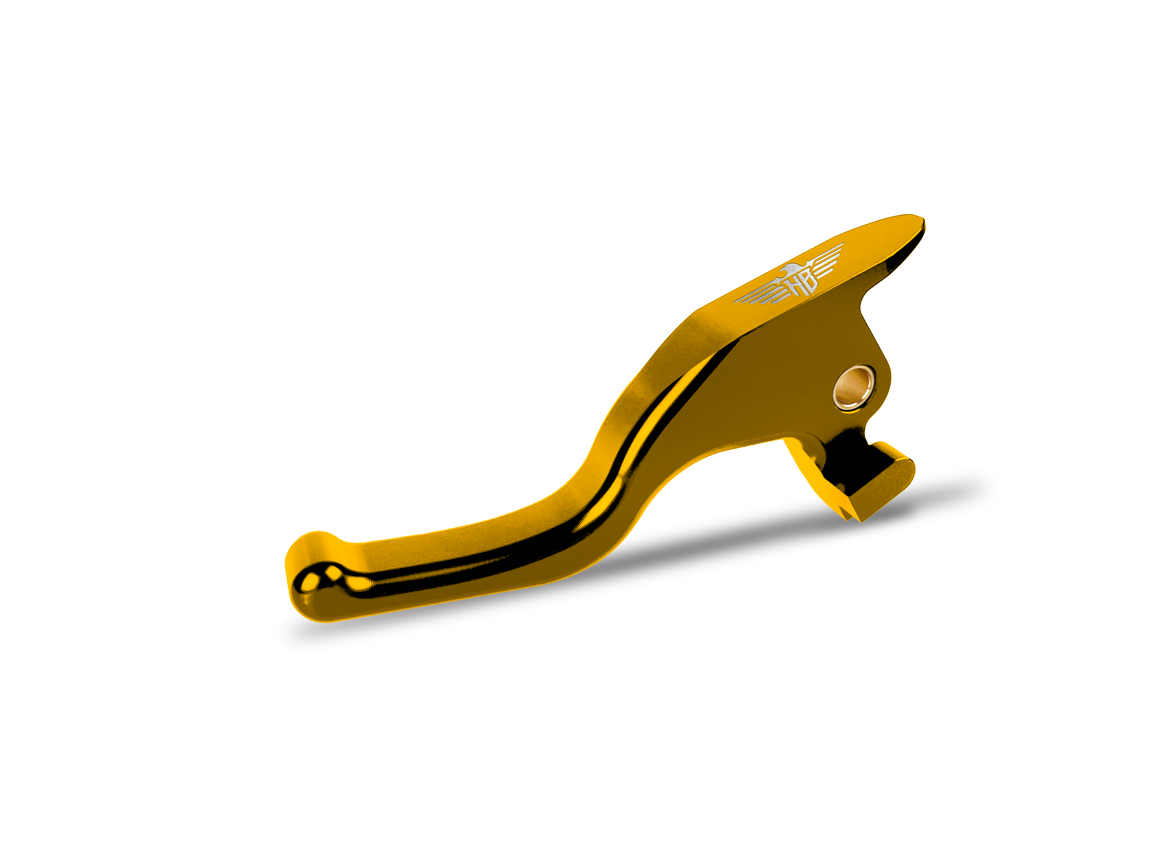 HeinzBikes® PERFORMANCE 3-Finger Brems- & Kupplungshebel Gold – passend für Harley-Davidson Touring ab 2024 