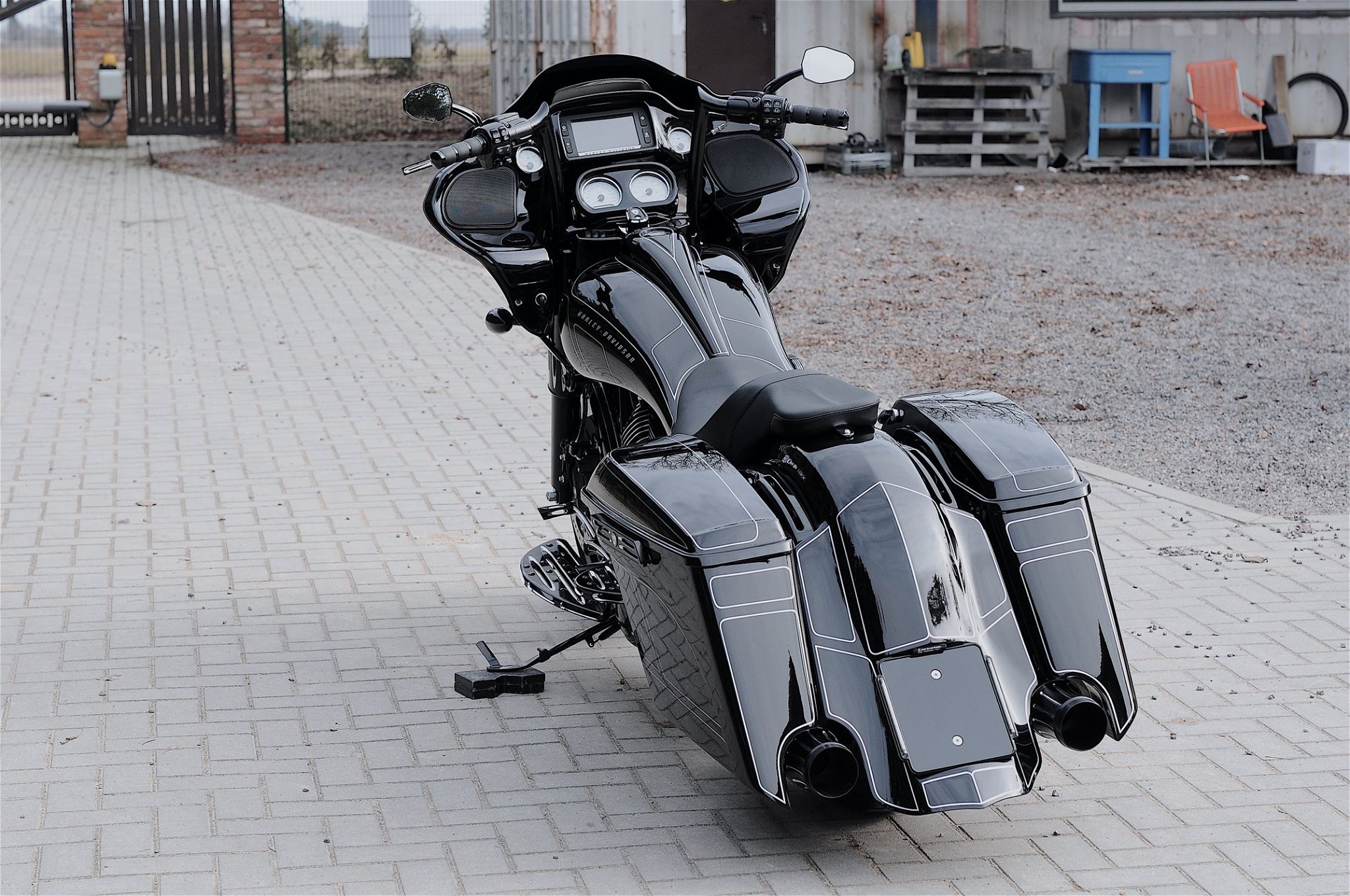 HARLEY-DAVIDSON VERLÄNGERTER BAGGER HECKFENDER 2009-2023 "CHOPIN"