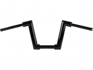 Santee 2" Str8UP Handlebar Medium 280 mm Schwarz Pulverbeschichtet für Harley-Davidson Softail – Kabel Kupplung & Throttle By Wire
