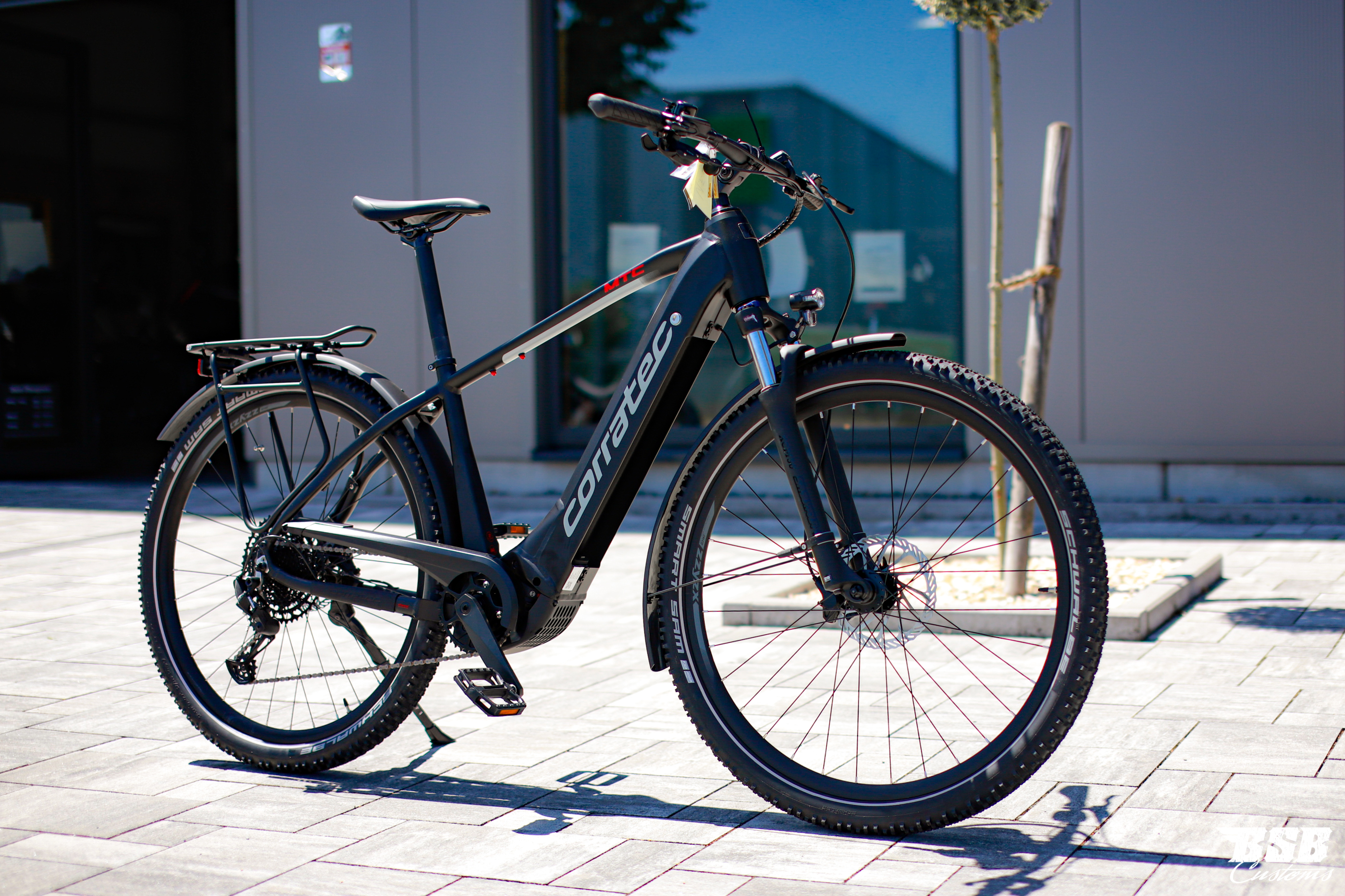 _MG_0313 Corratec E-Power MTC 12S Trinity Tube GENT Schwarz 2022 BOSCH Performance Line CX