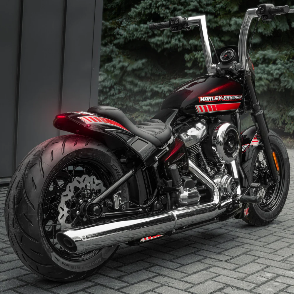 Killer Custom „Bobbstr“ Shortened Rear Fender für Harley-Davidson Softail 2025–2026 (Street Bob FXBB / Heritage / Low Rider S / Low Rider ST) – passend für 170–200 Reifen