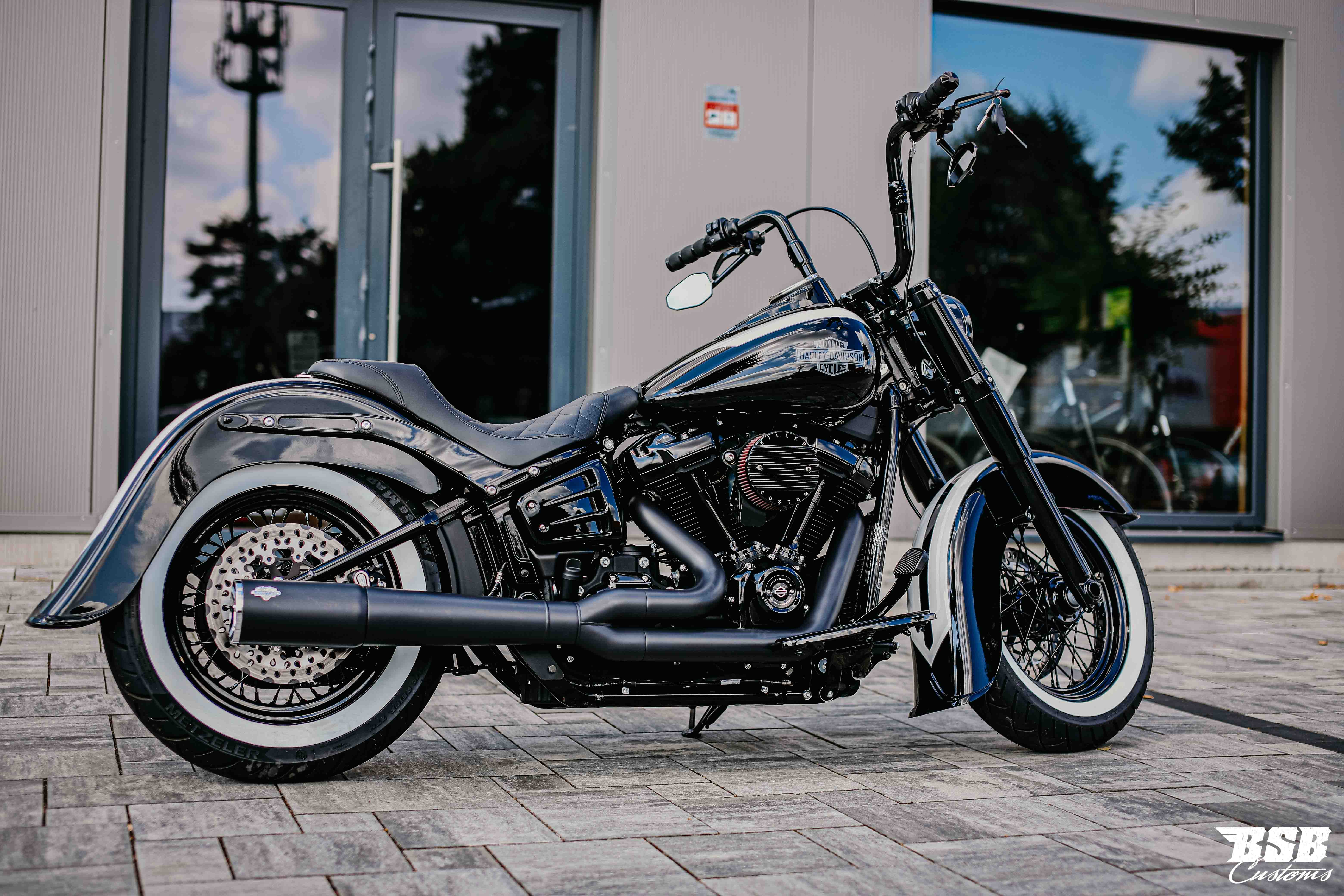 2021 Harley Davidson FLSL SLIM 107 CUI Chicano Umbau mit Jekill & Hyde Anlage ( bereits ab 300 EUR finanzieren*)