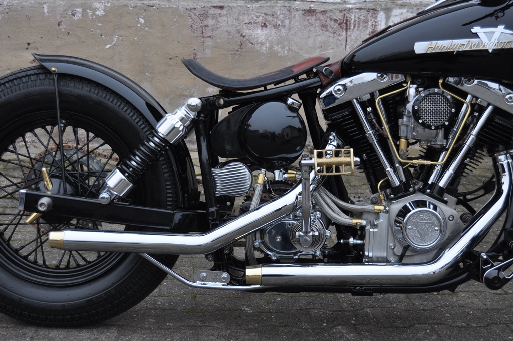 78´FX Shovel mit 113 S&S Motor, BSB Customs Umbau