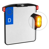 All-in-One MICRO Kennzeichenhalter mit 3-in-1 LED Blinker, Bremslicht, Rücklicht & Kennzeichenbeleuchtung – High Gloss Black All-in-One MICRO Kennzeichenhalter mit 3-in-1 LED Blinker, Bremslicht, Rücklicht & Kennzeichenbeleuchtung – High Gloss Black