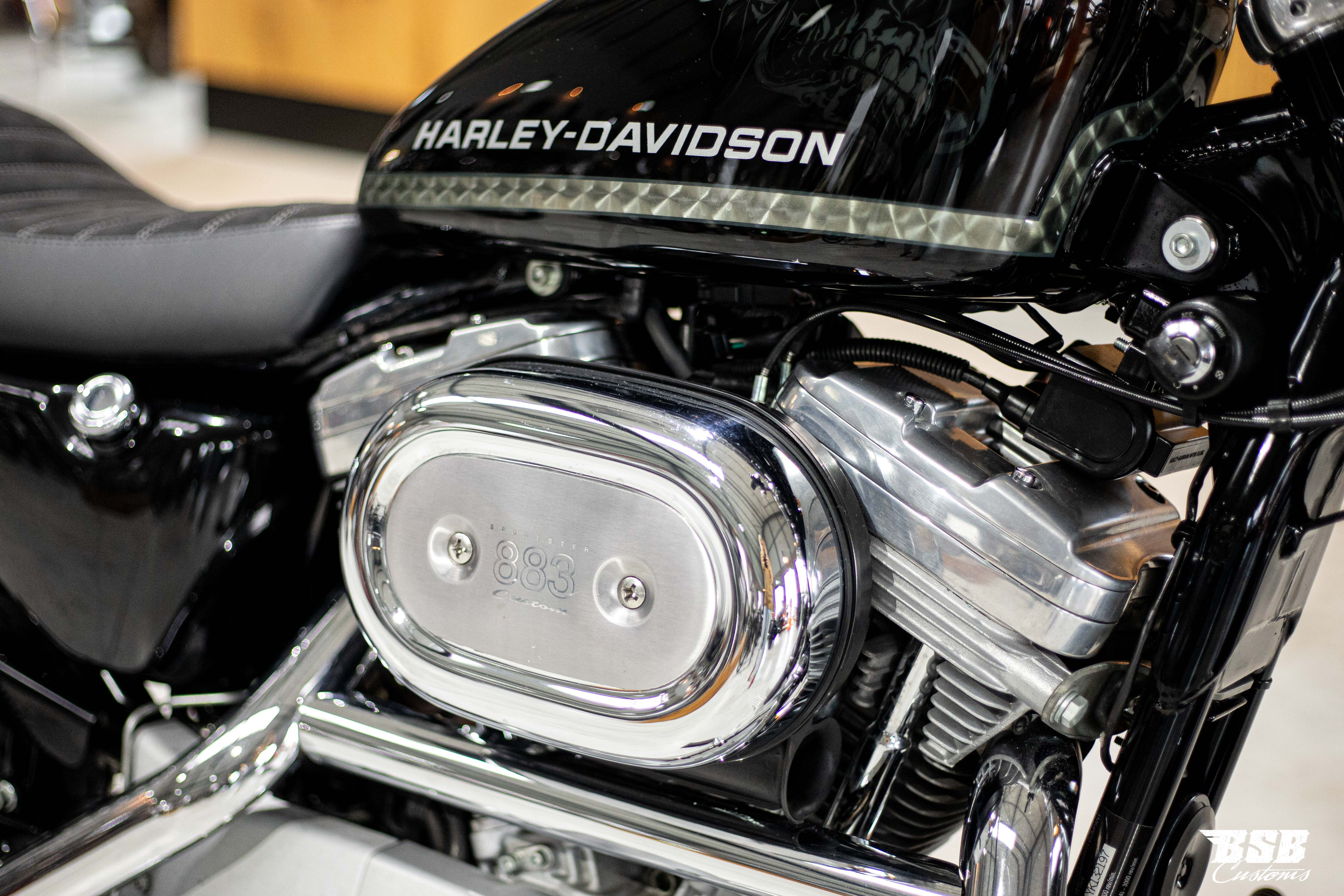 _MG_8763 2000 Harley Davidson XL 883 Hugger im Bestzustand + Garantie ( Intec Vers.)