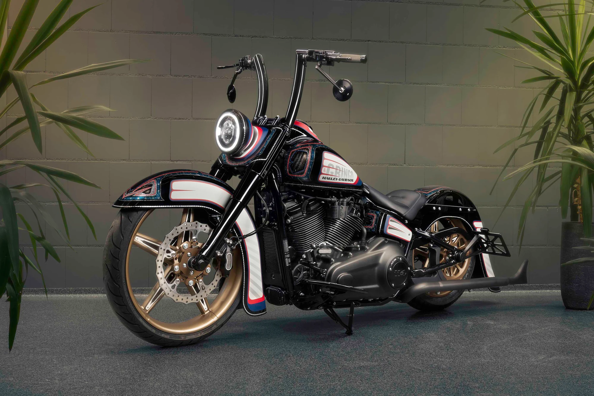 2025 - 2026 Softail Killer Bull 2" Fat Bars Entwickelt für Harley-Davidson mit 1,25" Risern inkl. GUTACHTEN 