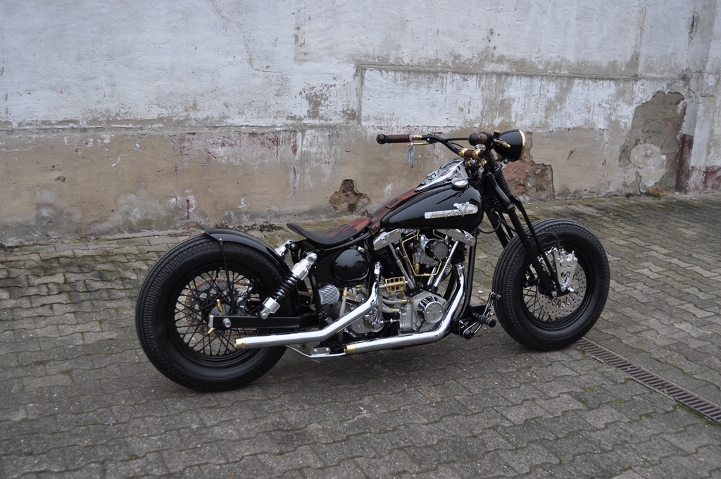 78´FX Shovel mit 113 S&S Motor, BSB Customs Umbau