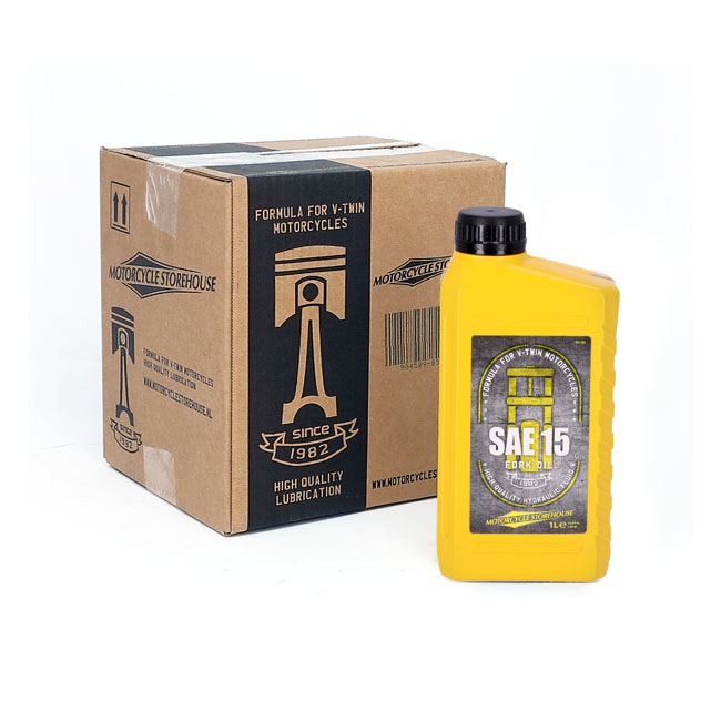 MCS SAE 15W Premium Gabelöl – Passend für HD V-Twin & Typ E Modelle 1 Liter 