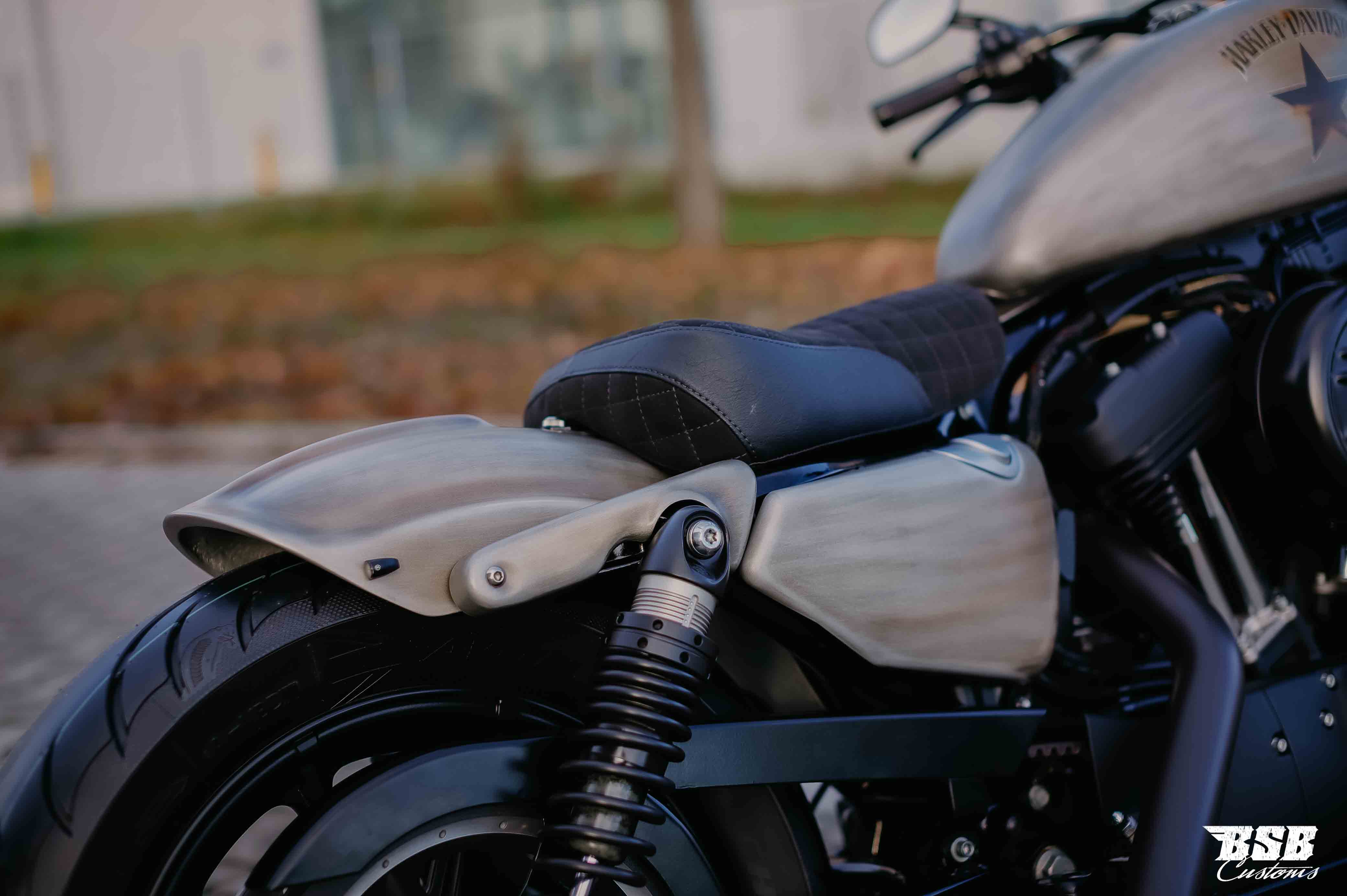 kurzer Fender für 160er Harley-Davidson XL 883 / 1200 Sportster Forty Eight ab 2016 -2020 bis 160er Reifen !!! kurzer Fender für 160er Harley-Davidson XL 883 / 1200 Sportster Forty Eight ab 2016 -2020 bis 160er Reifen !!!