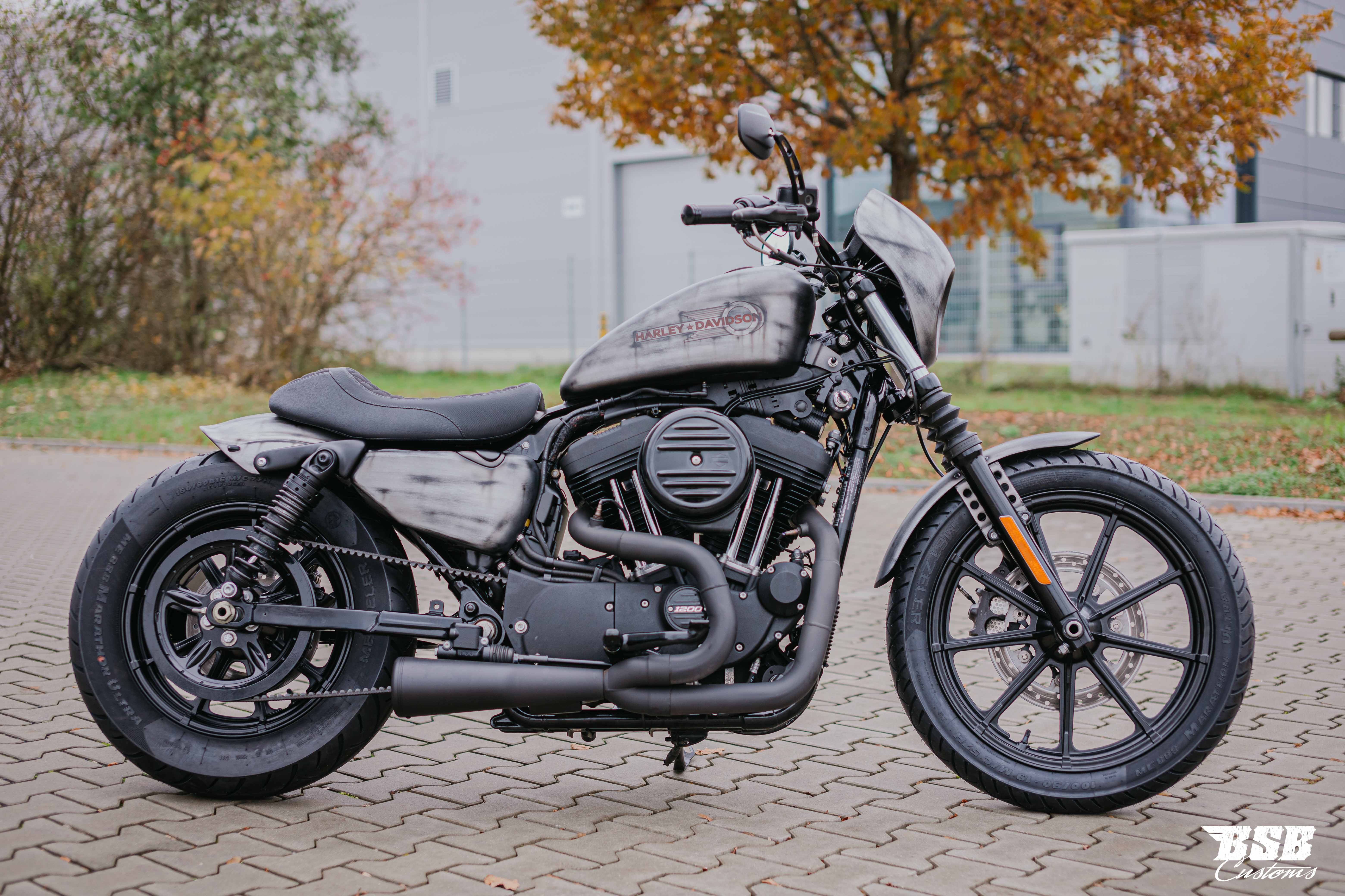 2018 XL 1200 IRON UMBAU by BSB Customs Airbrush Lackierung  bereits ab 165 EUR finanzieren*