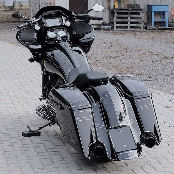 HARLEY-DAVIDSON VERLÄNGERTER BAGGER HECKFENDER 2009-2023 "CHOPIN"