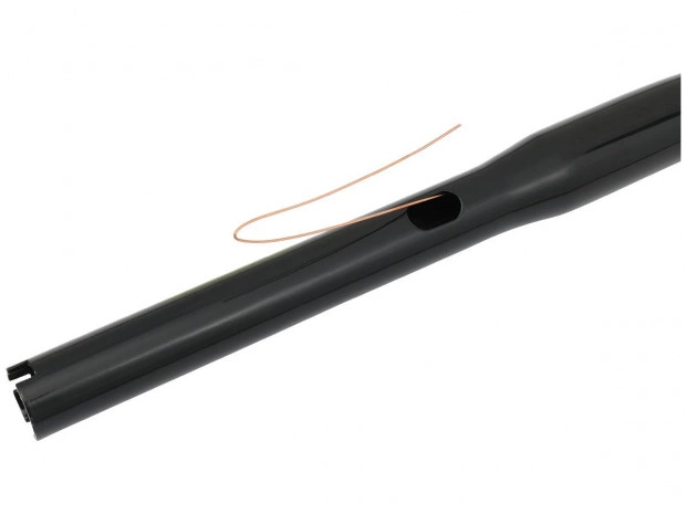 8 Zoll T-Bar Lenker gerade 4-Loch schwarz – passend für Harley-Davidson Touring, Softail, Dyna mit Throttle-by-Wire (2008–2023)