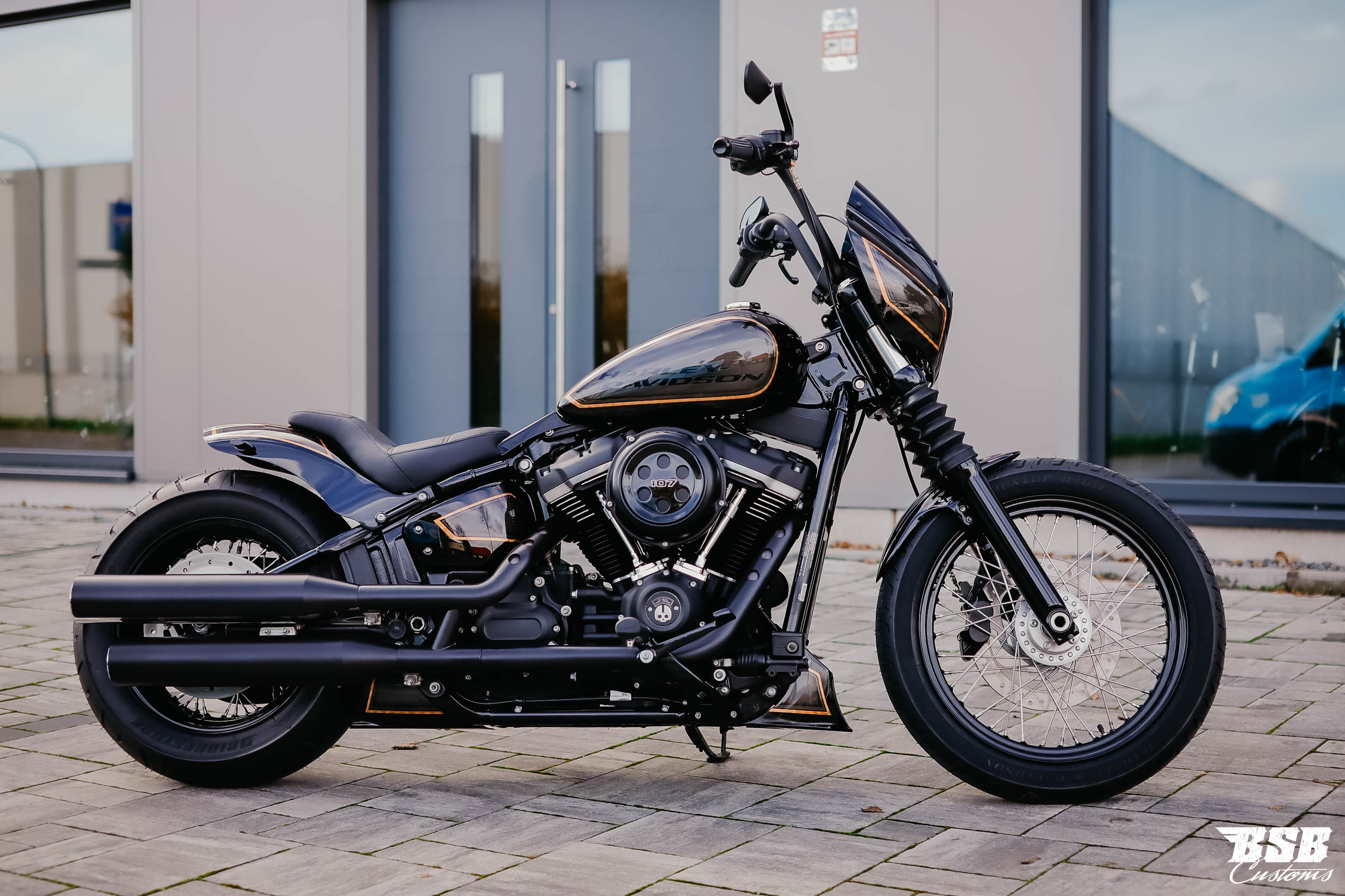 2019 FXBB 107 Softail Street BOB mit Umbau und Jekill & Hyde Anlage + Garantie