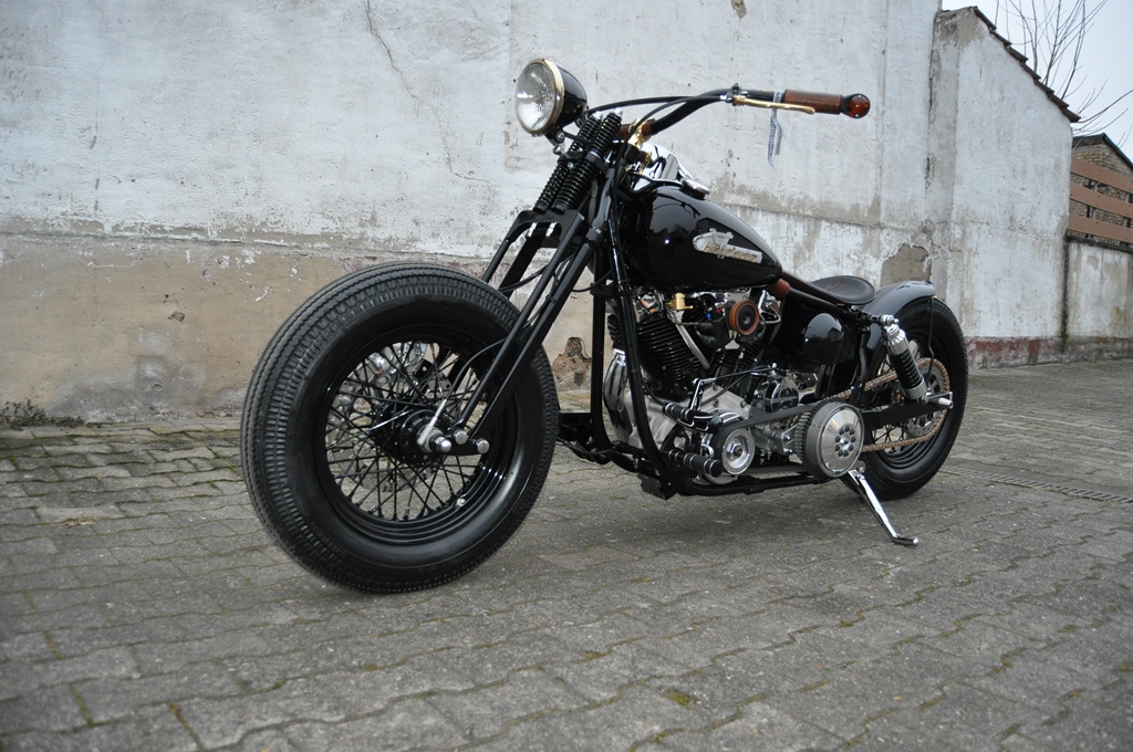 78´FX Shovel mit 113 S&S Motor, BSB Customs Umbau