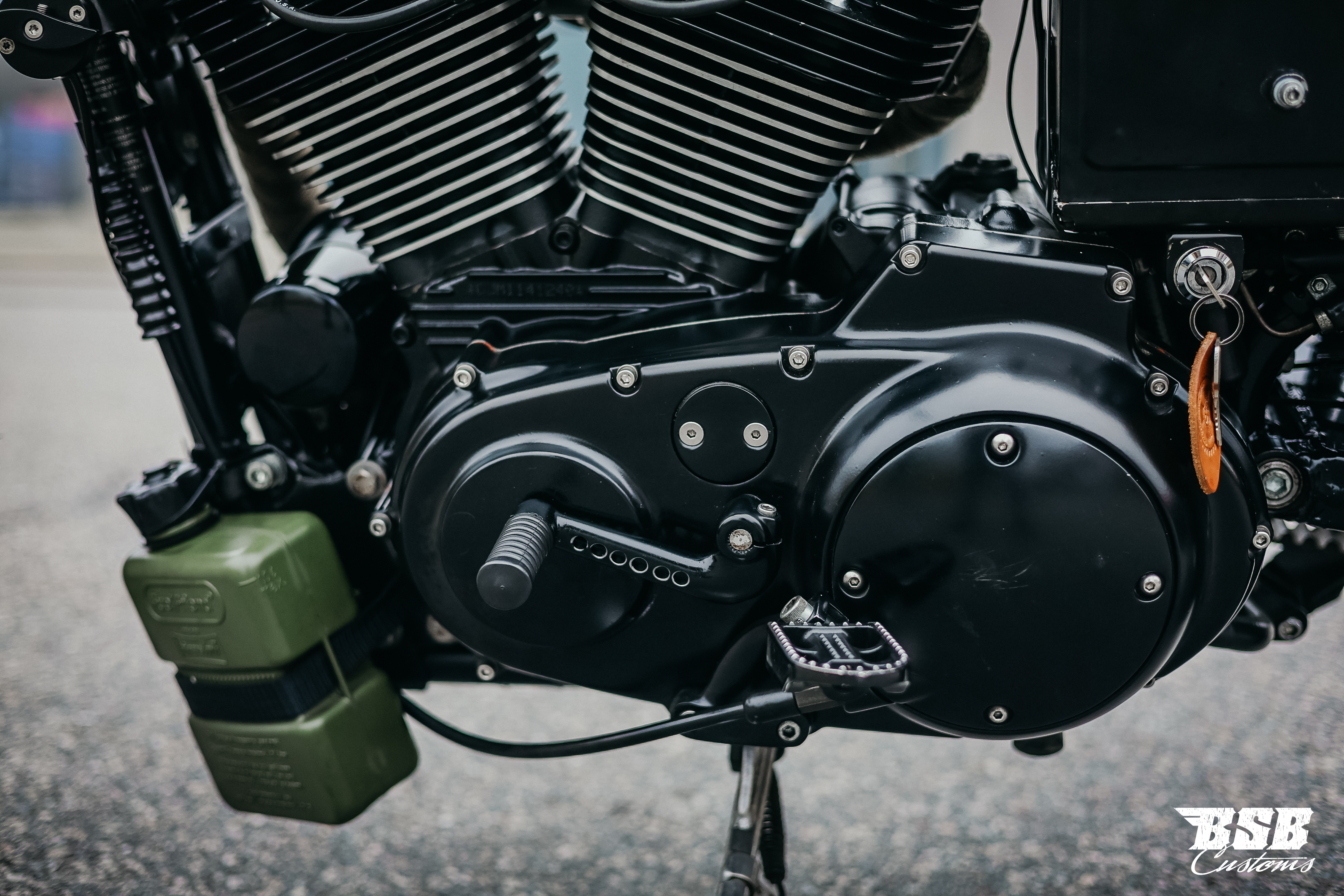 2001 Harley Davidson XL 883 mit Megaumbau und Leistungsteigerung auf 1200ccm 