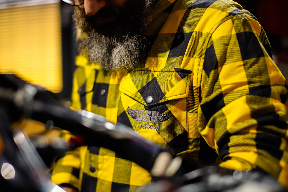 BSB Customs Kevlar® Biker-Shirt gelb