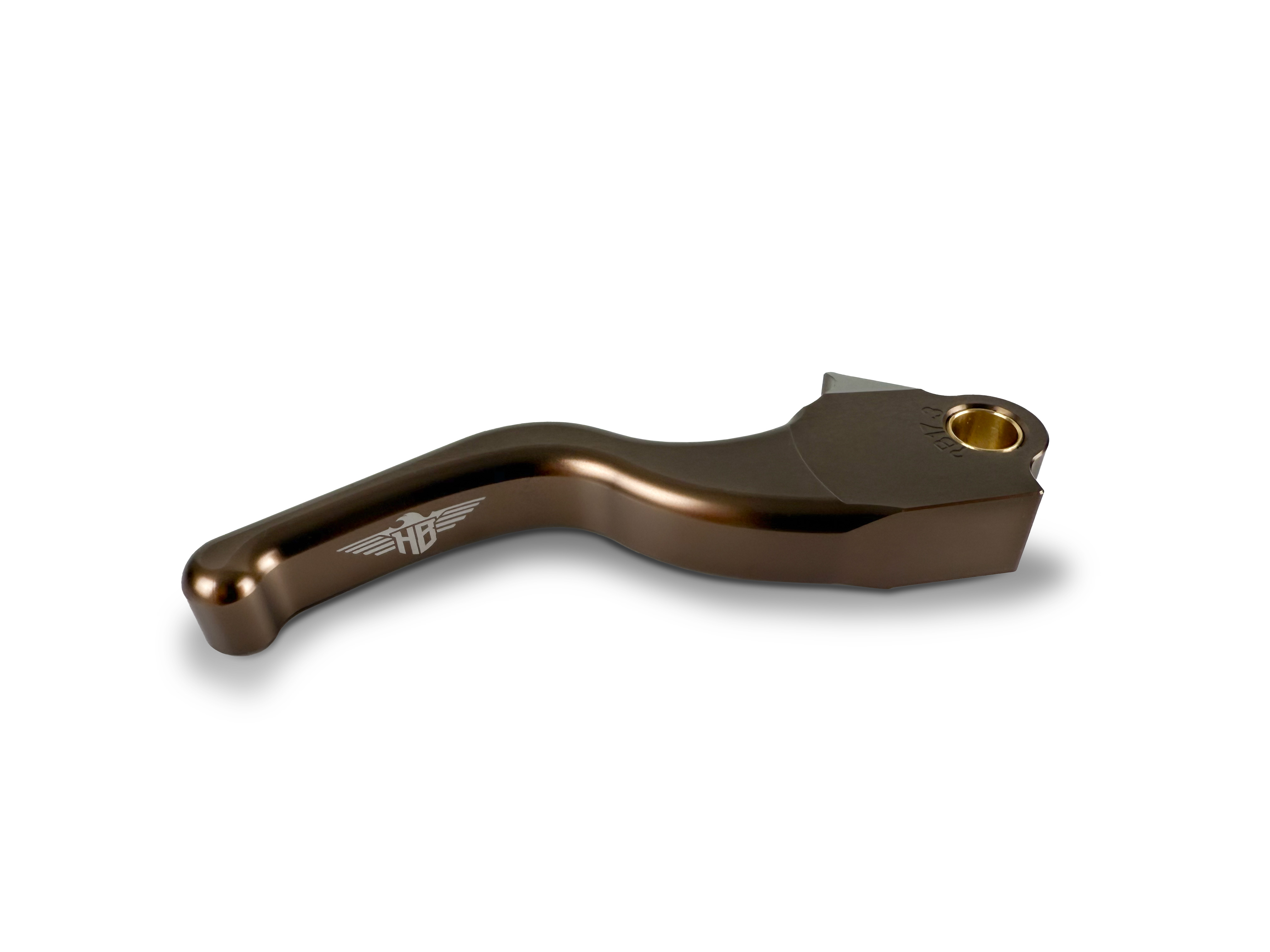 HeinzBikes® PERFORMANCE 3-Finger Brems- & Kupplungshebel Bronze – für Harley-Davidson® Dyna 1996–2017  