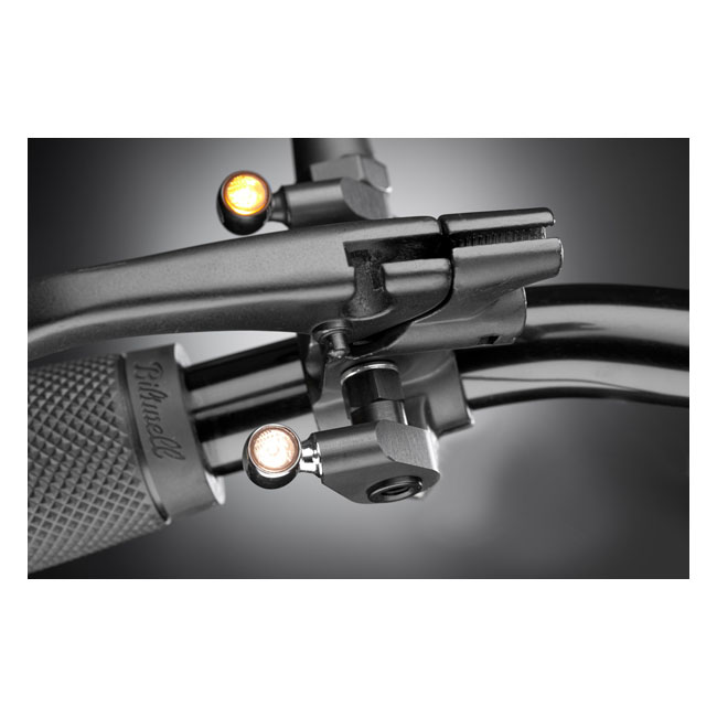 Harley-Davidson Kellermann Variabler Montageadapter M6 Schwarz – Für Blinker Atto, Spot, Micro S, Rhombus S
