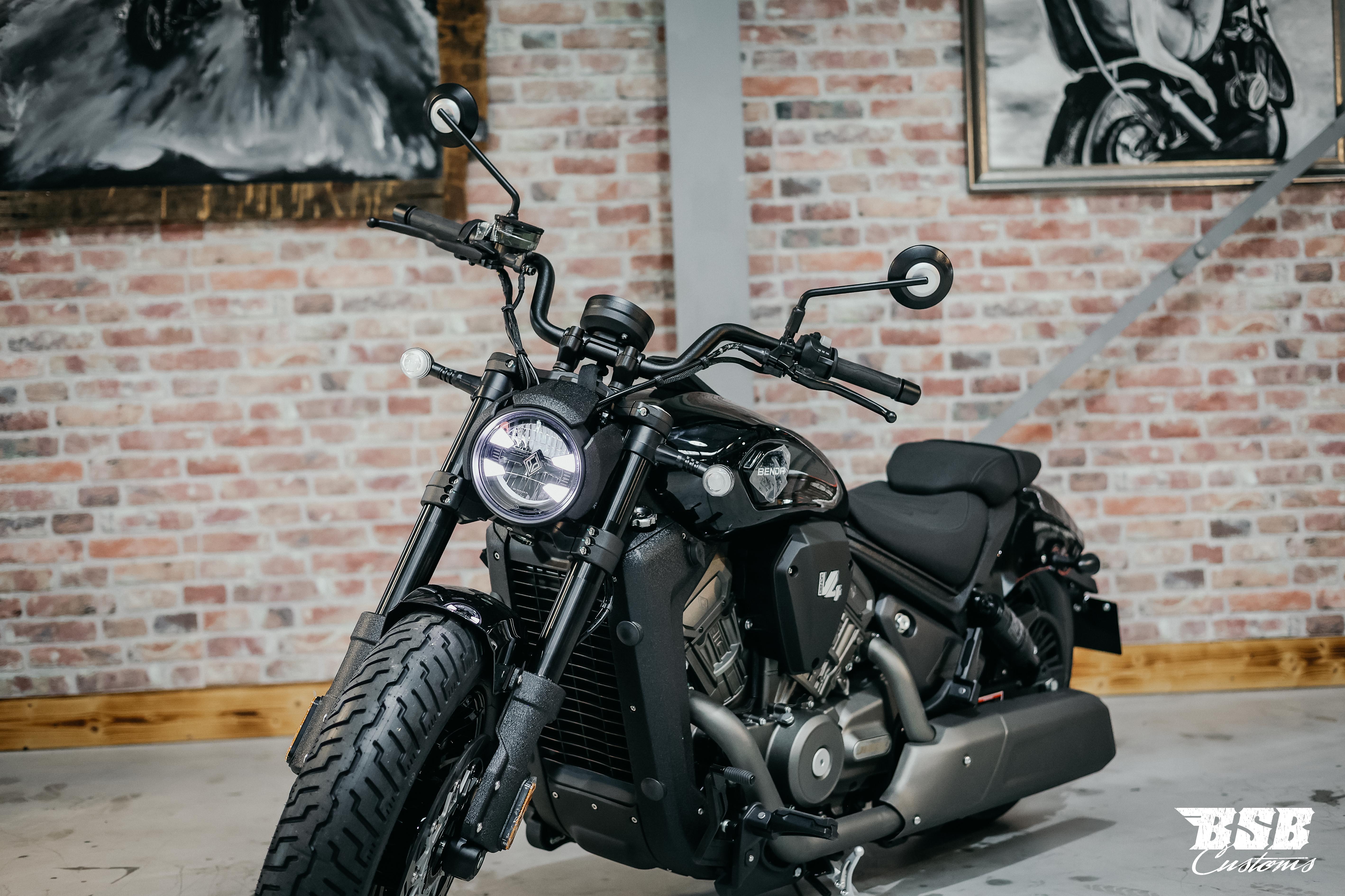 Benda Dark Flag 500 V4 - Bobber mit Stil & Power ABS/Zylinderabschaltung/Airride -modifiziert by BSB Customs NEUFAHRZEUG!!!
