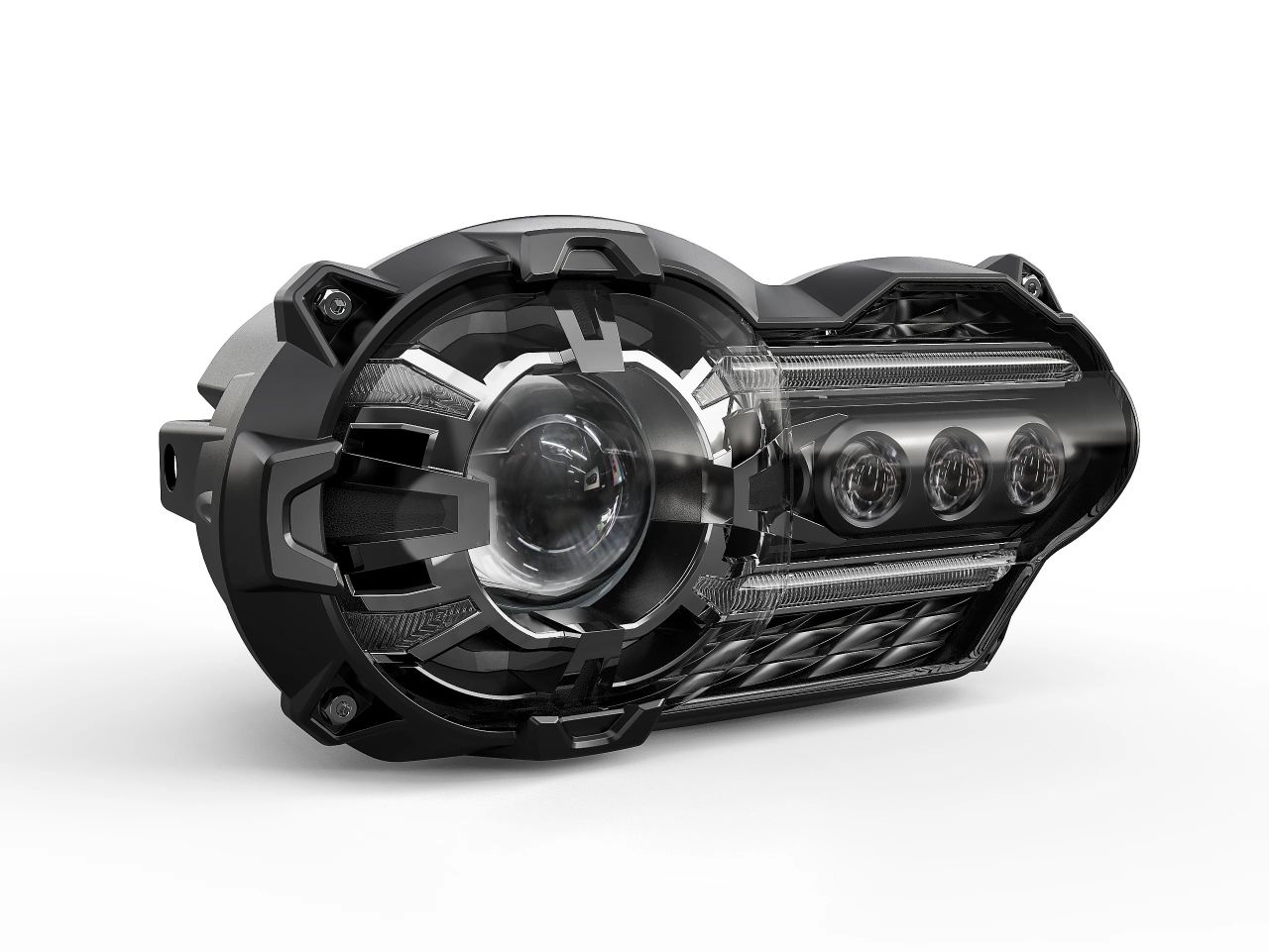 PowerBeam BMW R 1200 GS LED Scheinwerfer mit ECE-Zulassung und integrierten Widerständen