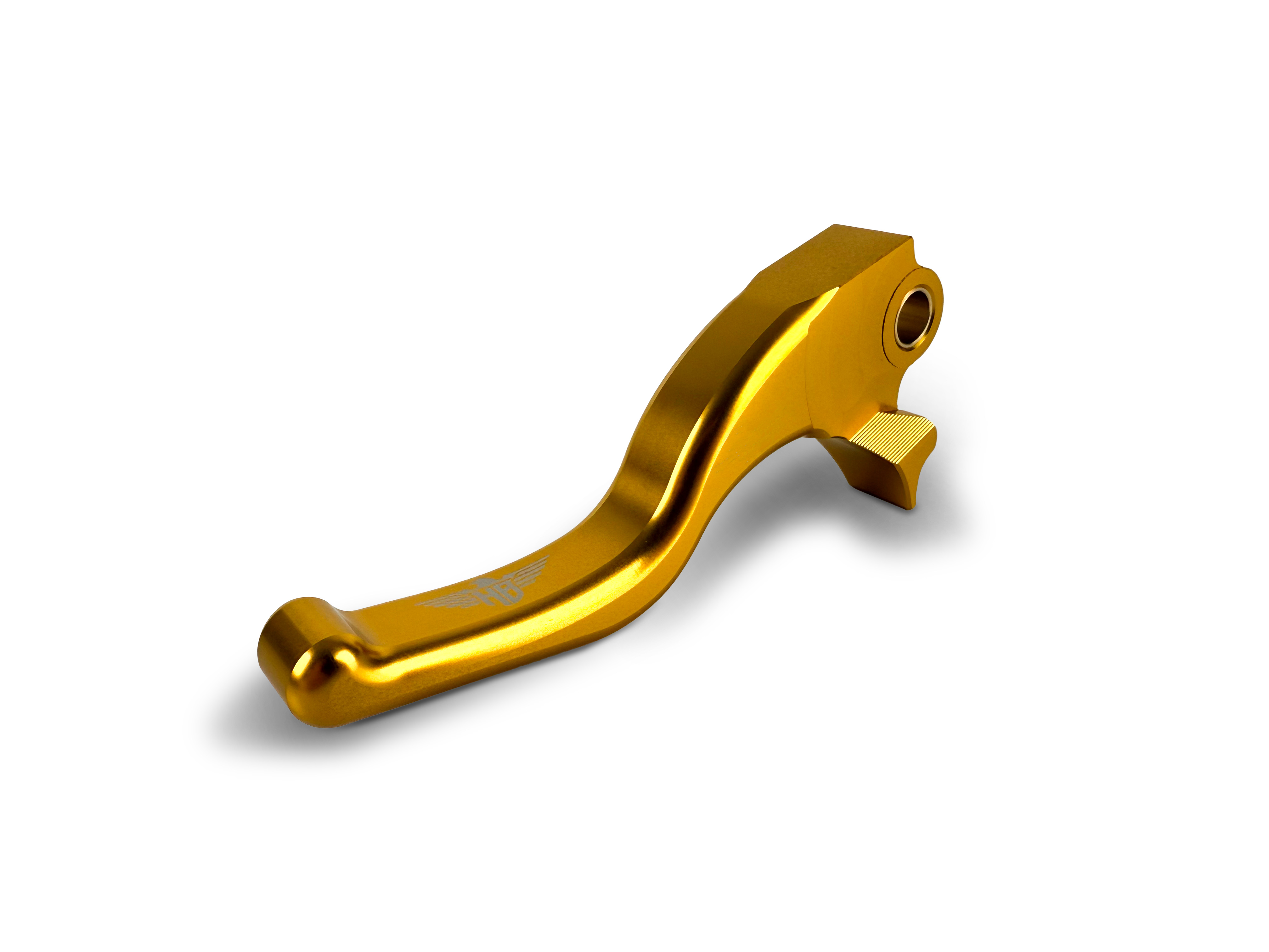 HeinzBikes® PERFORMANCE 3-Finger Brems- & Kupplungshebel Gold – für Harley-Davidson® Dyna 1996–2017 