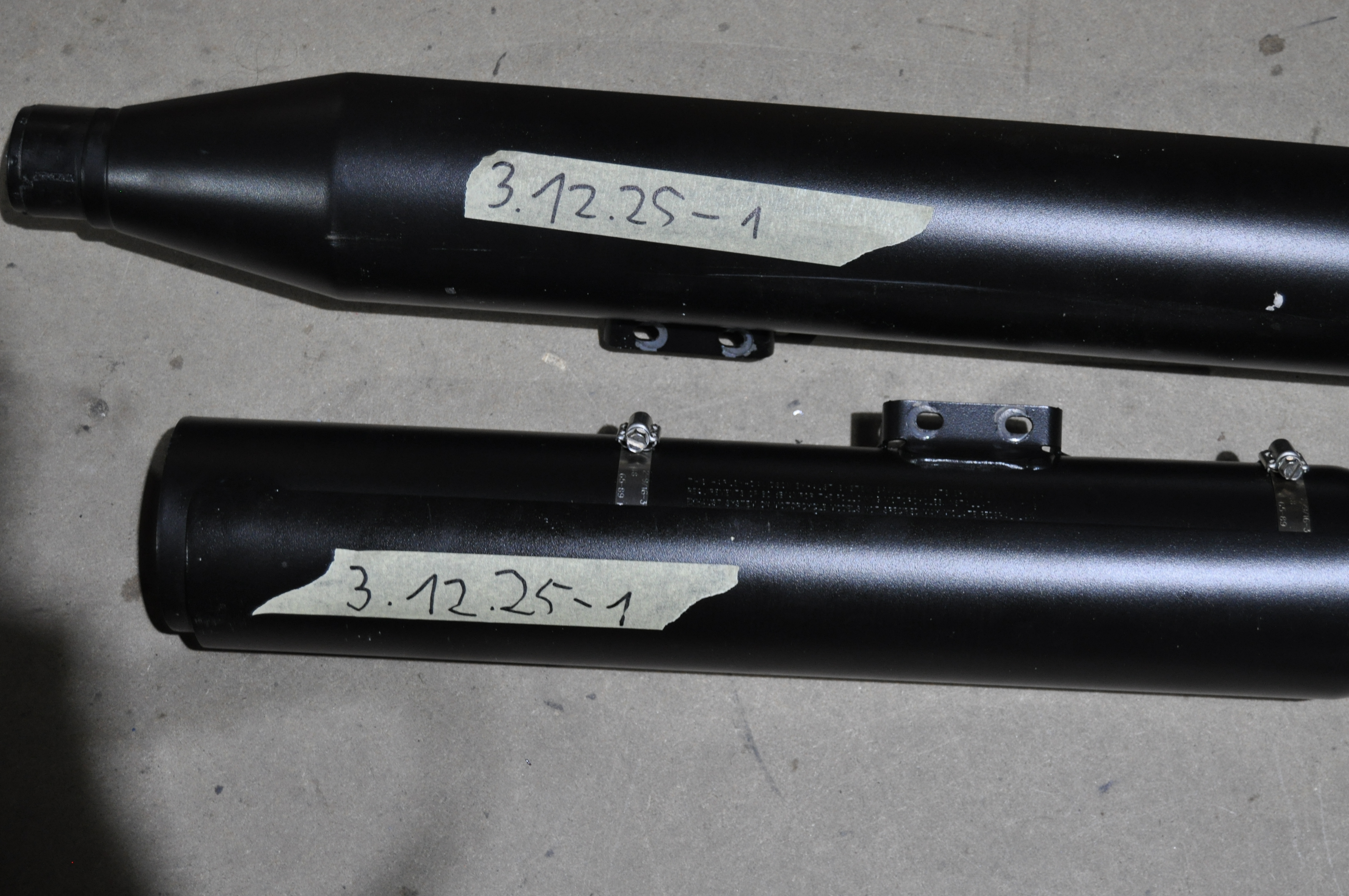 Harley-Davidson Muffler Schwarz | Softail Endtopf ab 2018 | ArtNr. 64900458 | Original Harley