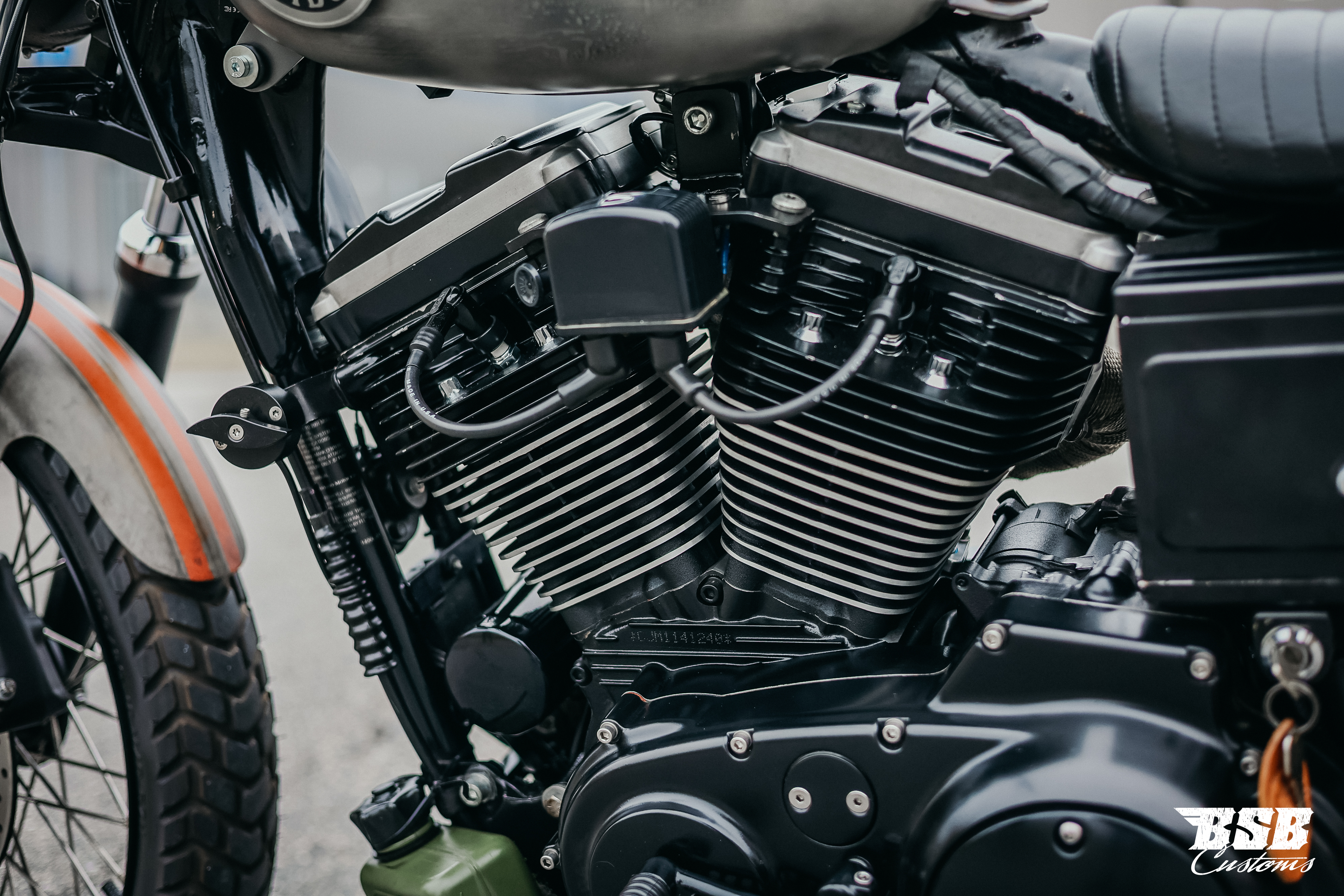 2001 Harley Davidson XL 883 mit Megaumbau und Leistungsteigerung auf 1200ccm 