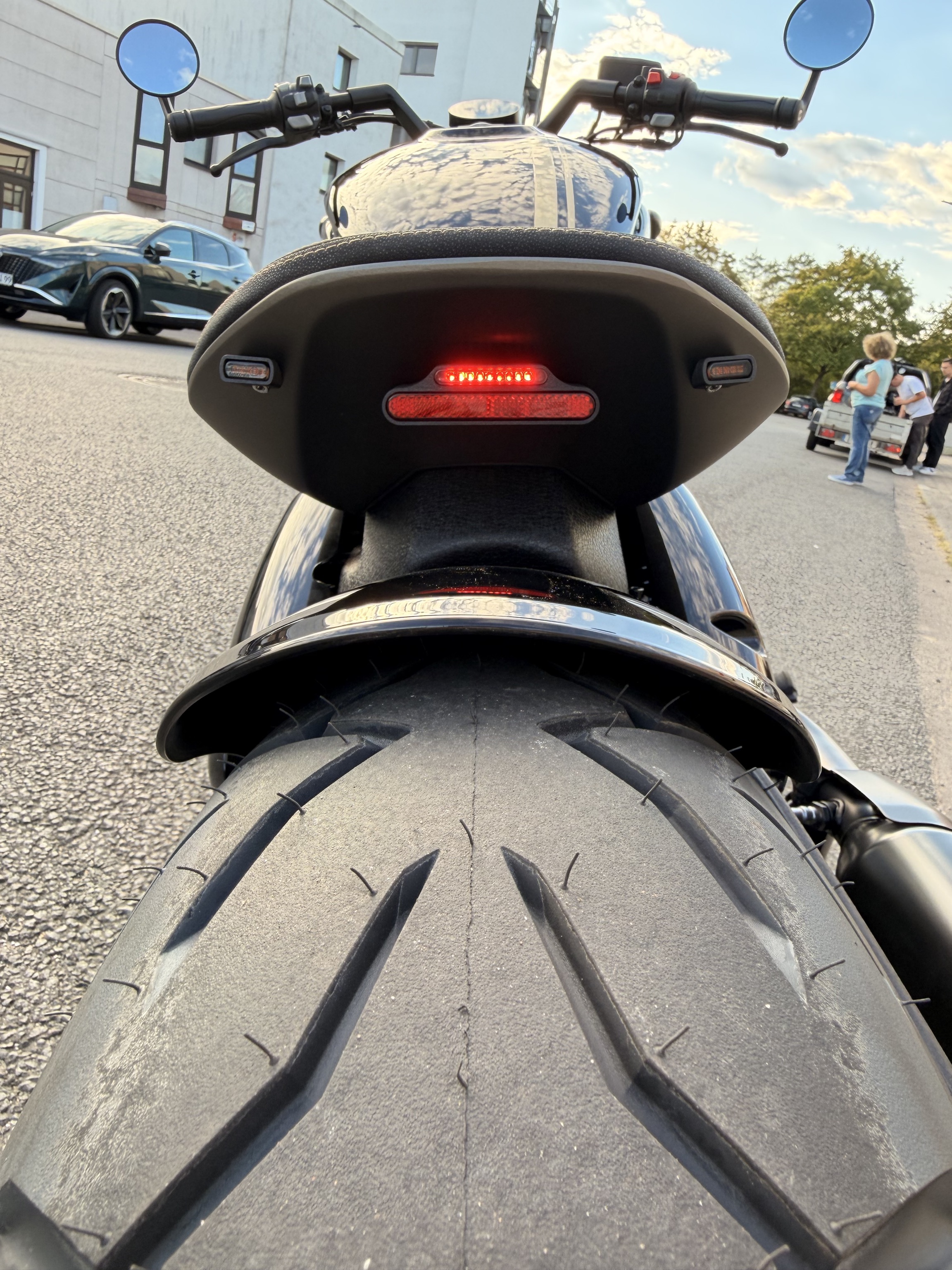  LED Blinker Set mit Fastline LED Blinkern für BENDA Napoleon Bob 500 