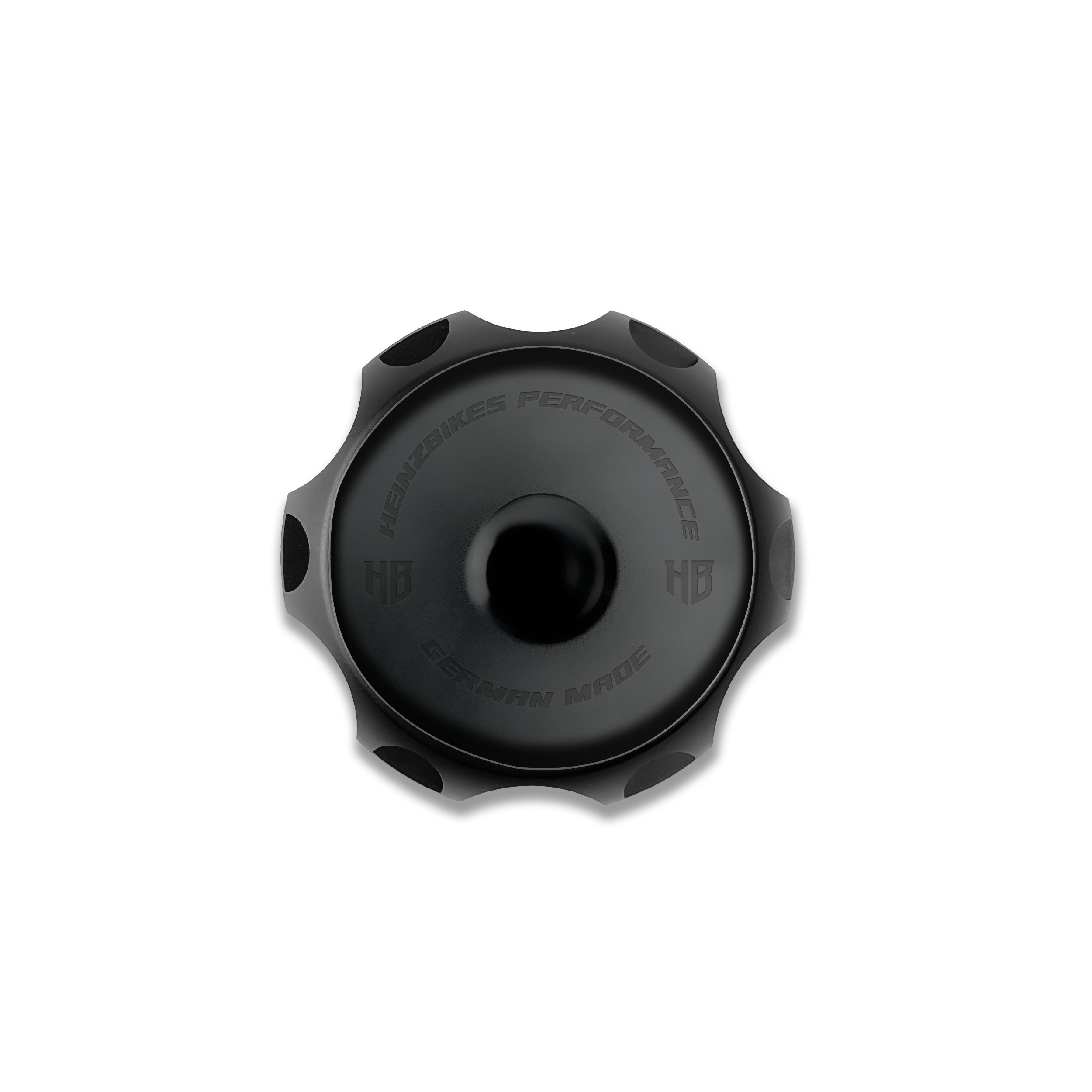 HeinzBikes® PERFORMANCE Vented Gas Cap – Tankdeckel Schwarz – für Harley‑Davidson®